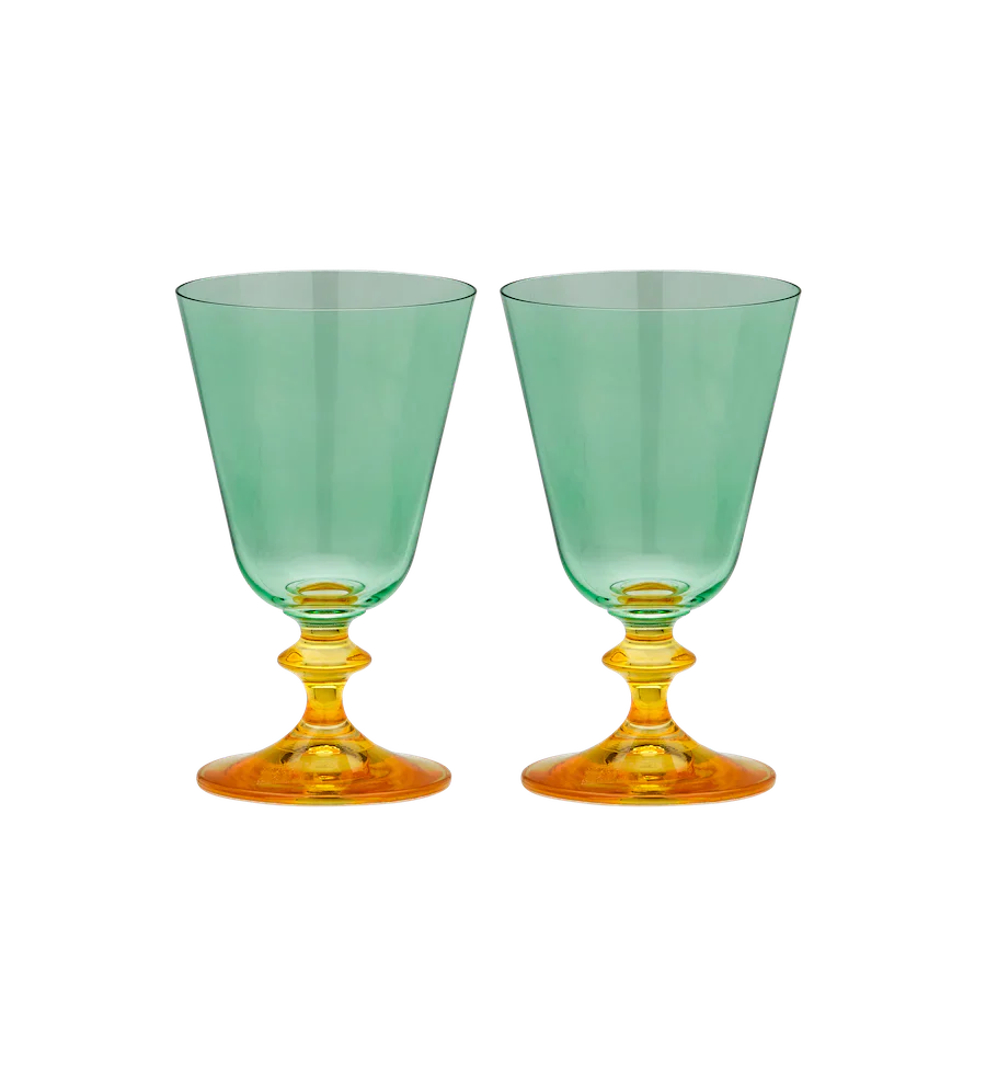 Anna + Nina - Arancia Short Wine Glass Set of 2 - Image 2
