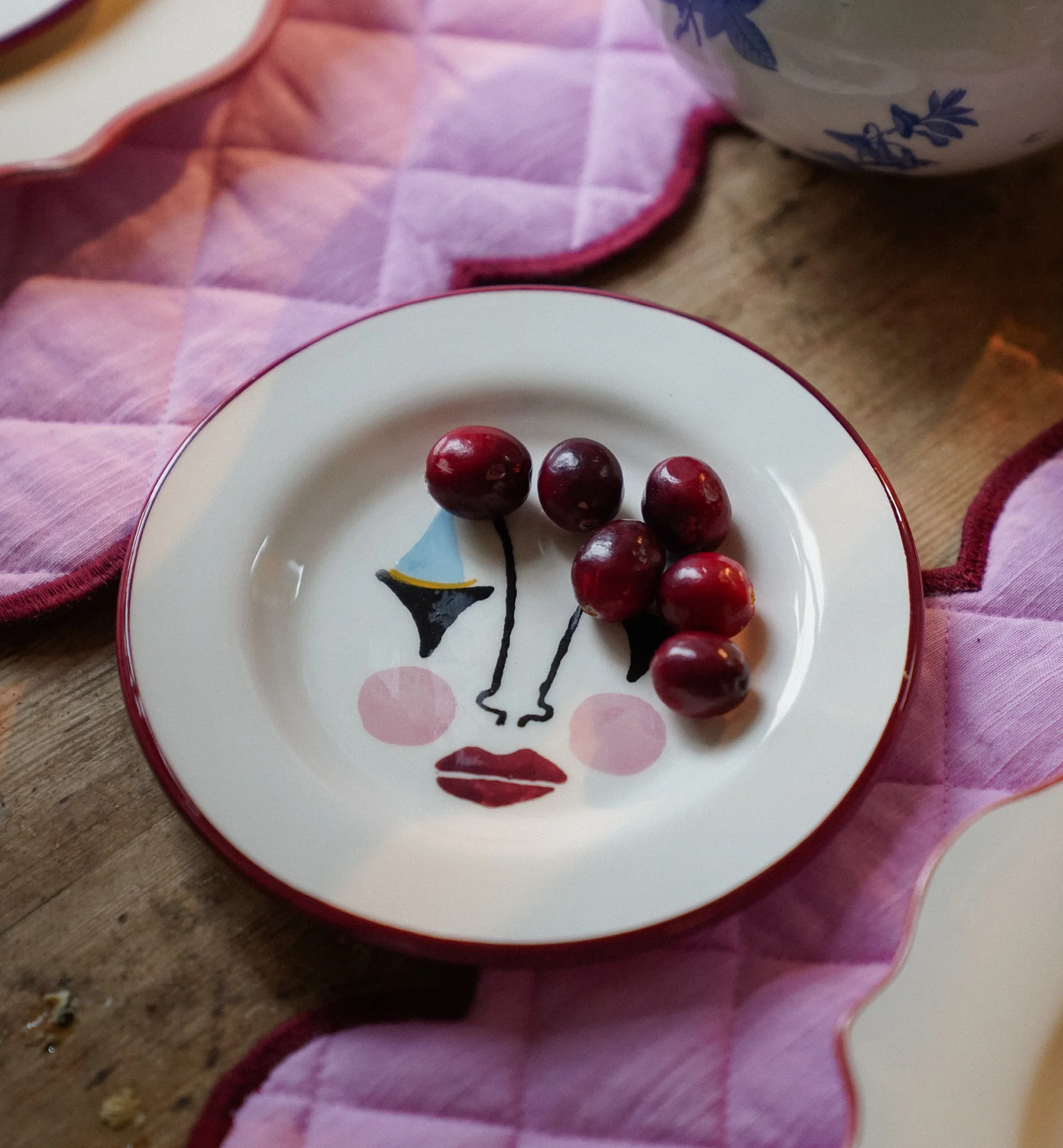 Anna + Nina - Pierrot dessert Plate - Image 2
