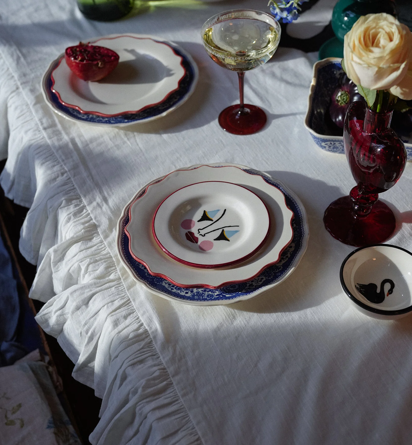 Anna + Nina - Pierrot dessert Plate - Image 4