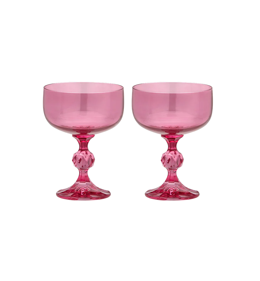 Anna + Nina - Rose Cocktail Glass Set of 2