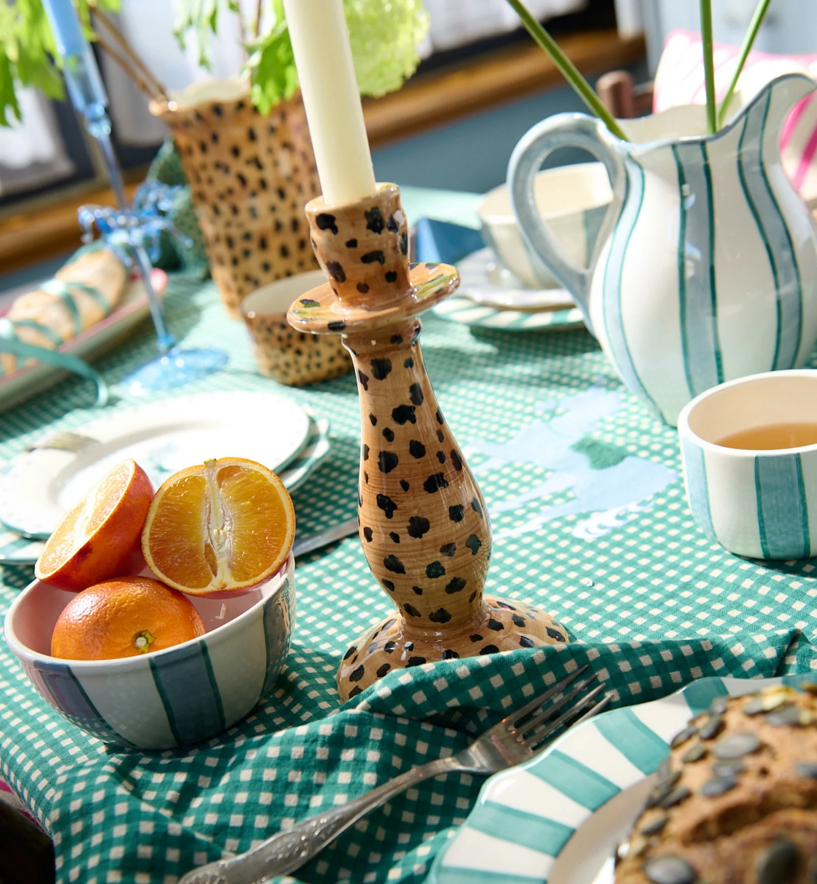 Anna + Nina - Servetten katoen Gingham (set van 2) - Image 3