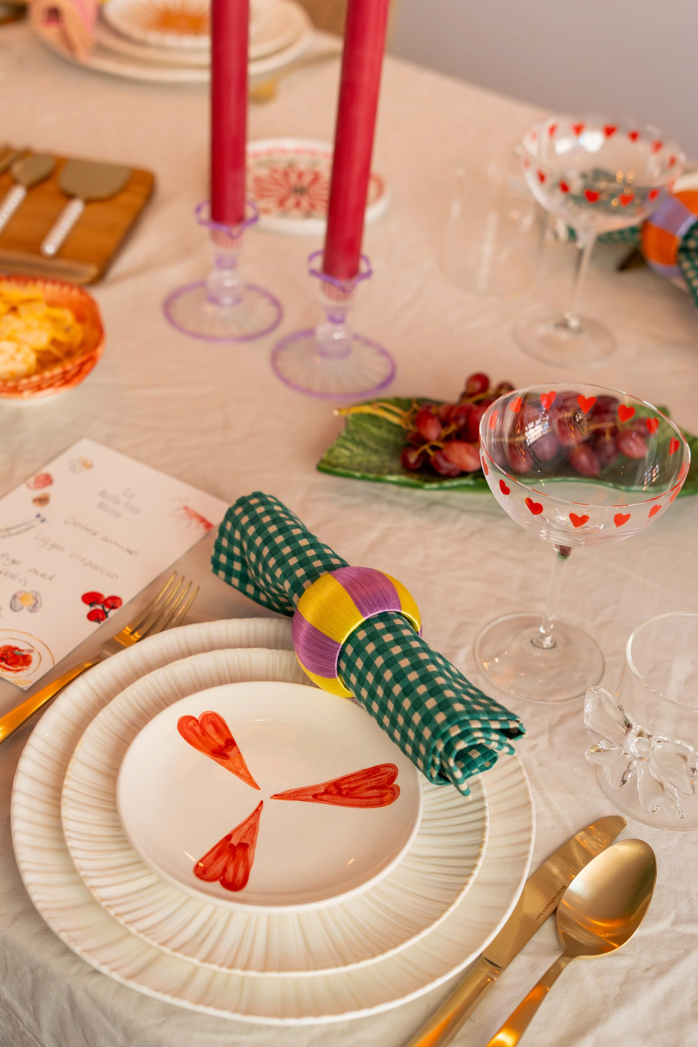 Anna + Nina - Servetten katoen Gingham (set van 2) - Image 4