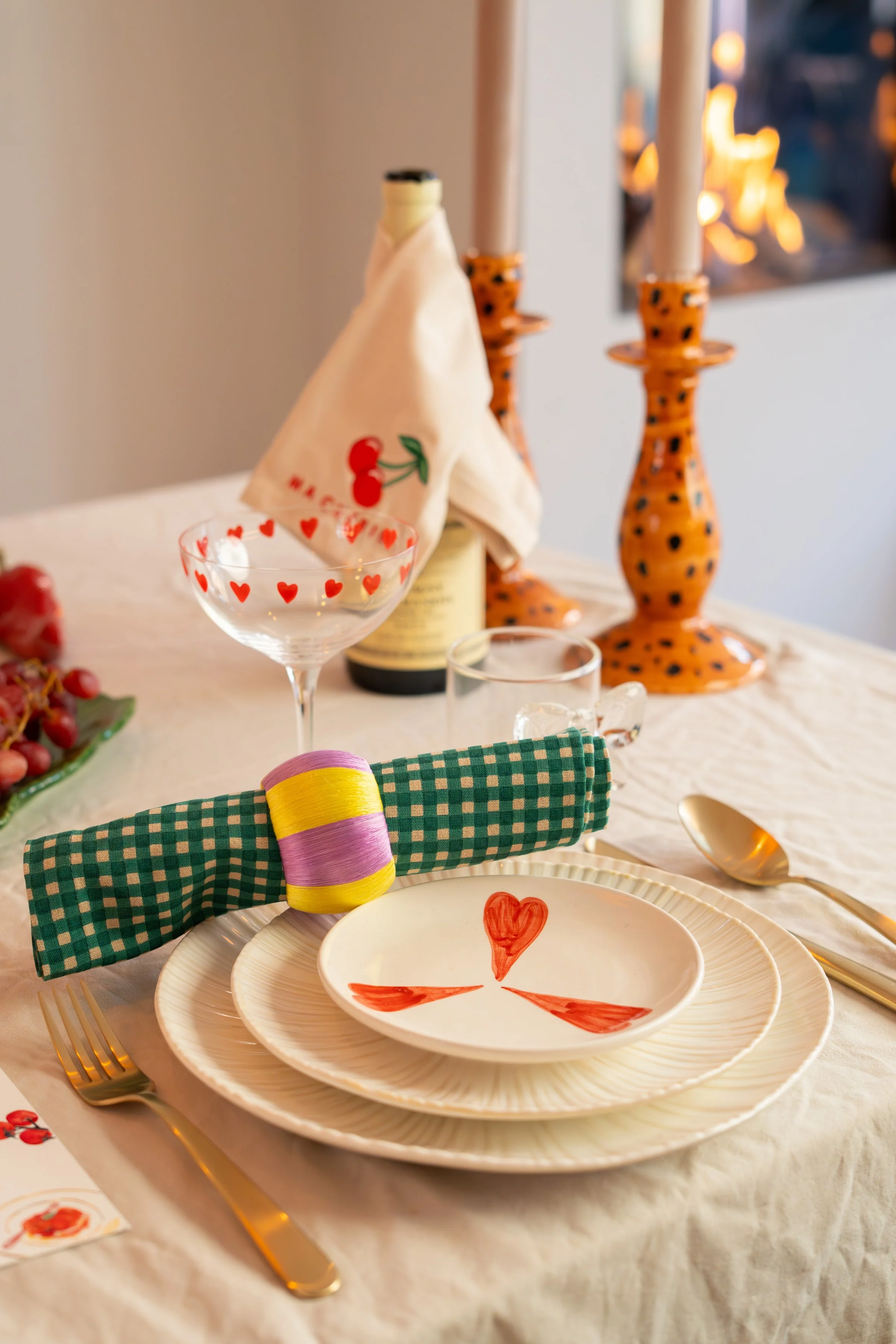 Anna + Nina - Servetten katoen Gingham (set van 2) - Image 6
