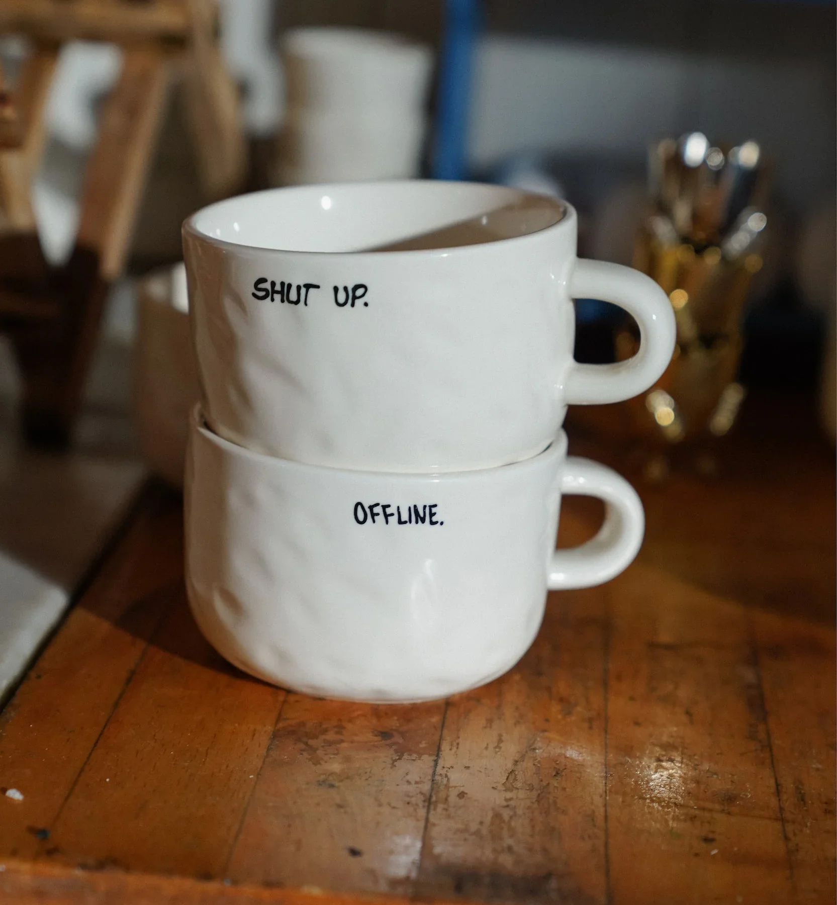 Anna + Nina -
Shut Up Cappuccino Mok - Image 2