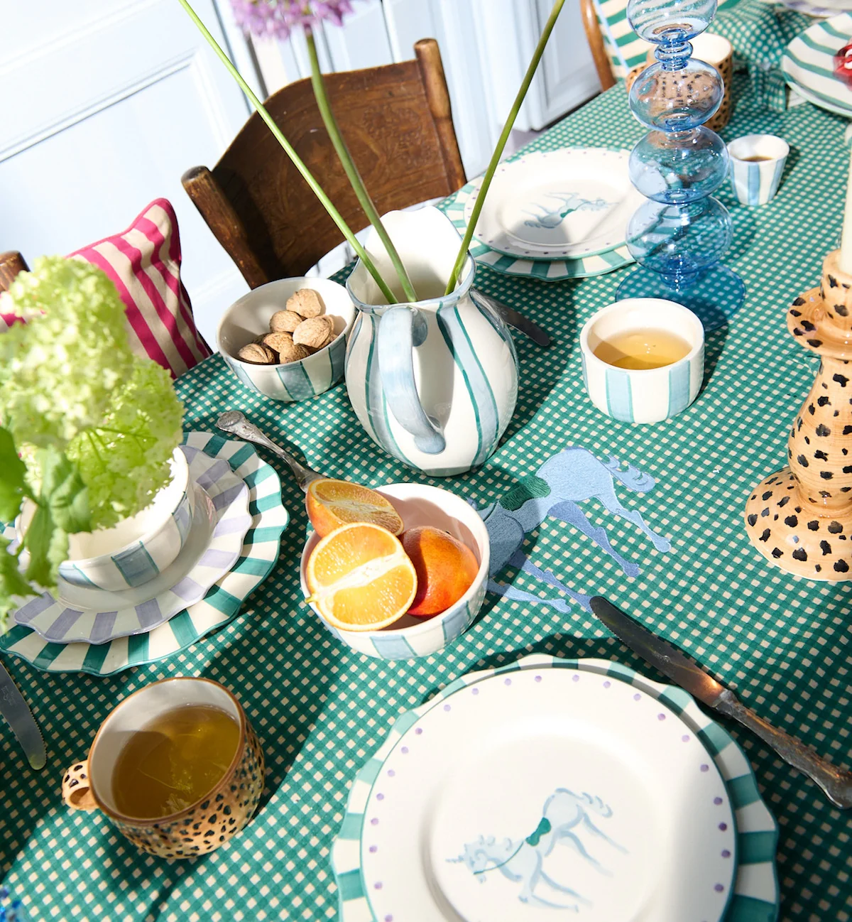Anna + Nina - Gingham Pegasus tafelkleed – Voor een mooi gedekte tafel - Image 3