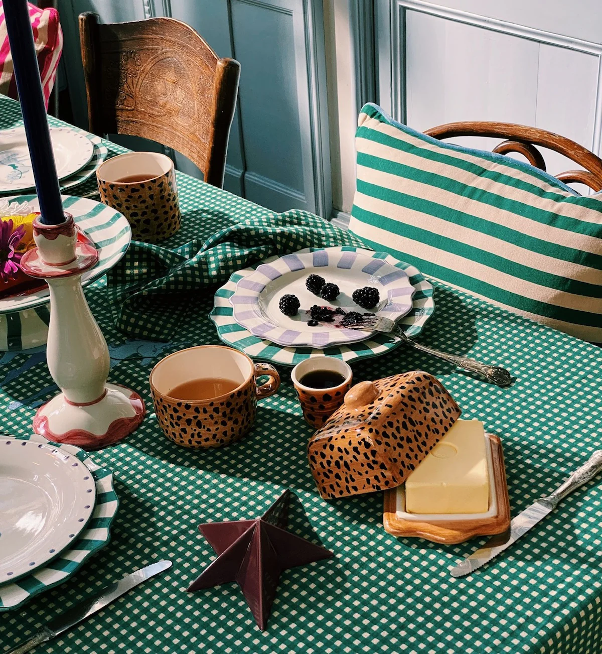 Anna + Nina - Gingham Pegasus tafelkleed – Voor een mooi gedekte tafel - Image 6