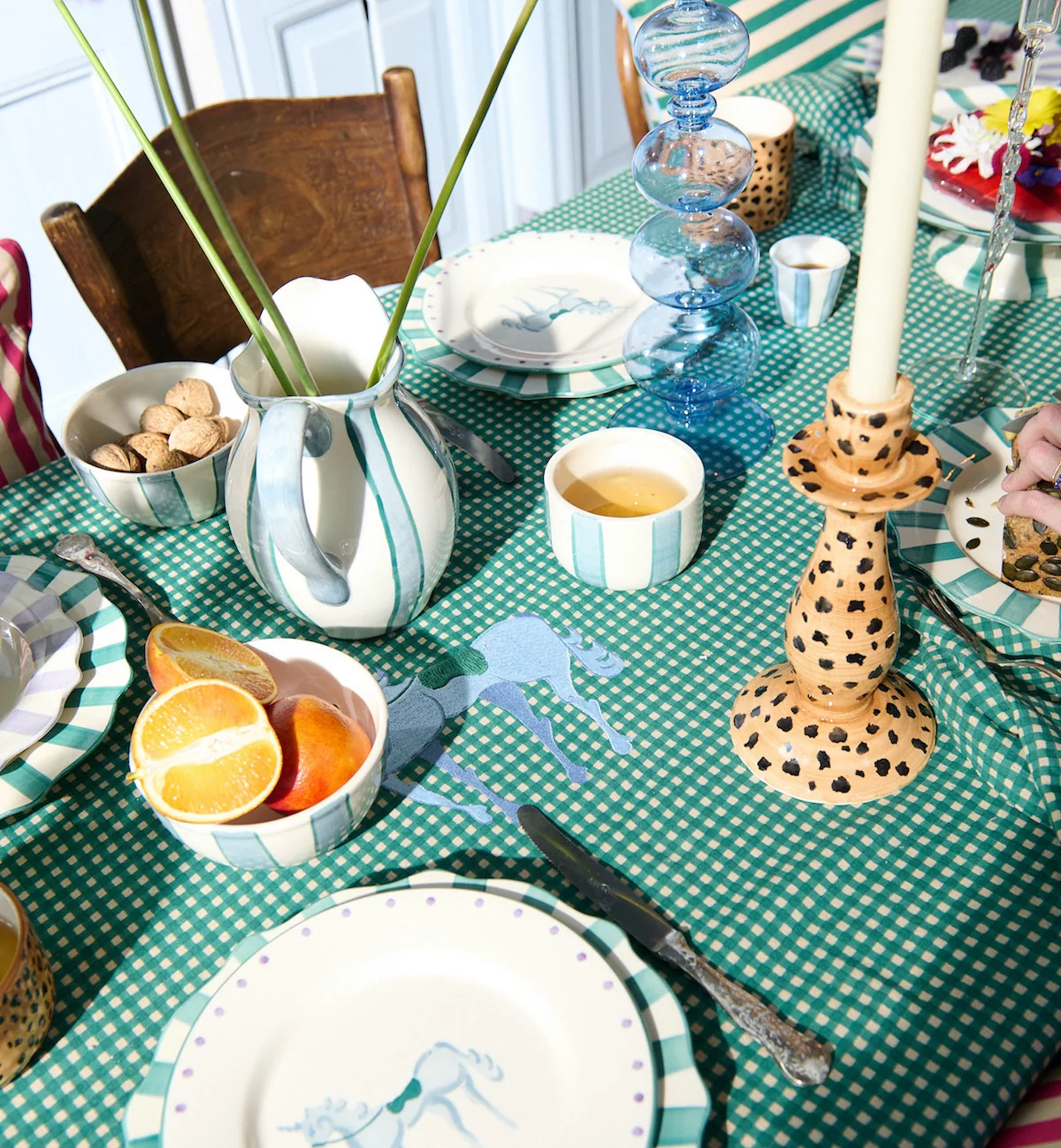 Anna + Nina - Gingham Pegasus tafelkleed – Voor een mooi gedekte tafel - Image 7