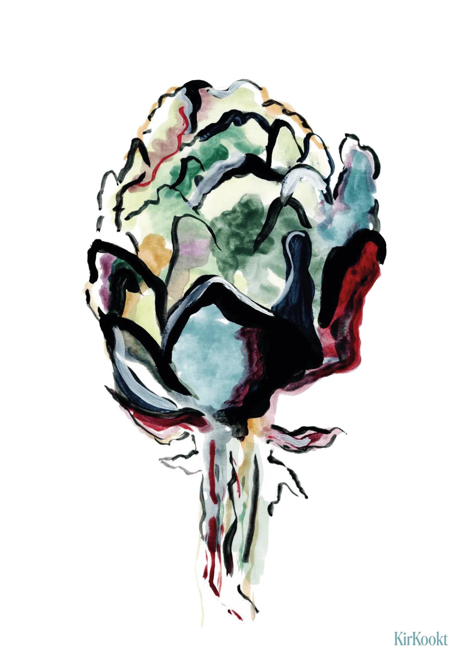 Luxe art print artisjok | Ruby Conceptstore