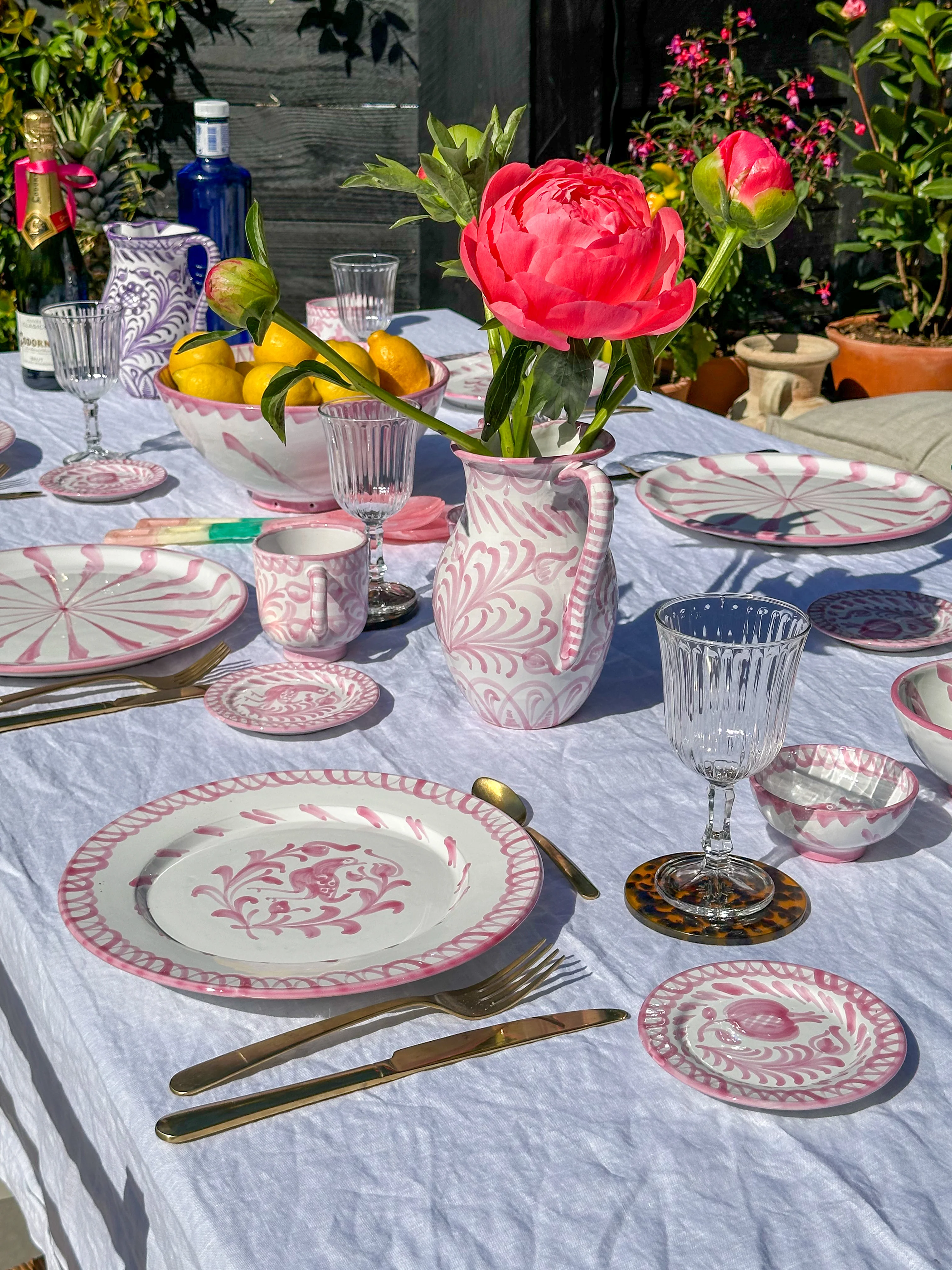 Dinerbord 26 cm Granada roze | Rubia Cerámica - Image 6