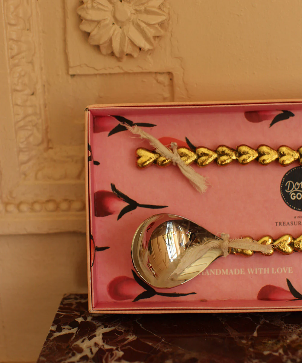 Doing goods - Holly Heart Salad Server Set in Giftbox - Image 5