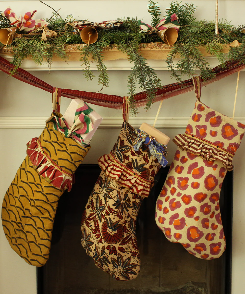 Doing goods - Kerstsok Pink Leopard Christmas Stocking - Image 4