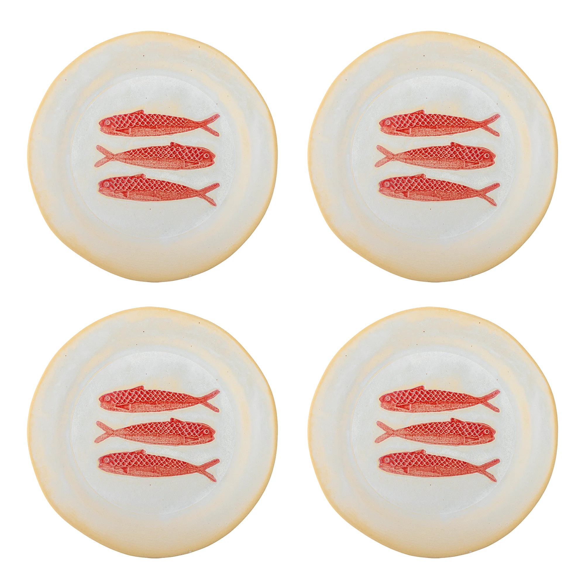 Hadden plate – Bord met rode vis - Image 3