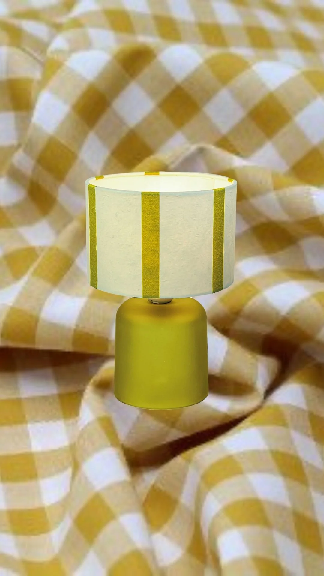 Tafellamp op batterij met gele streep - Image 3