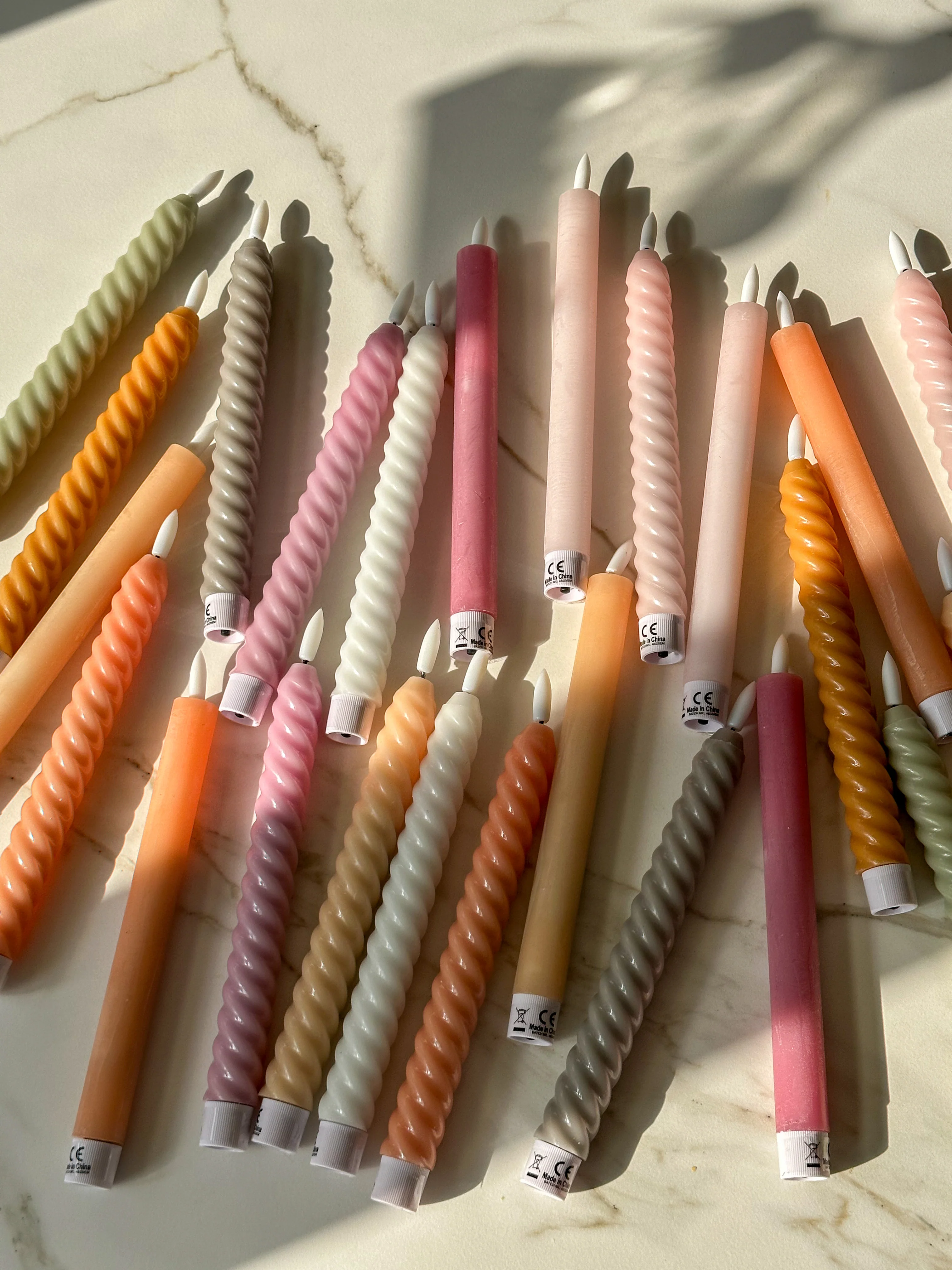 LED kaarsen twist wit (set van 2) - Image 5