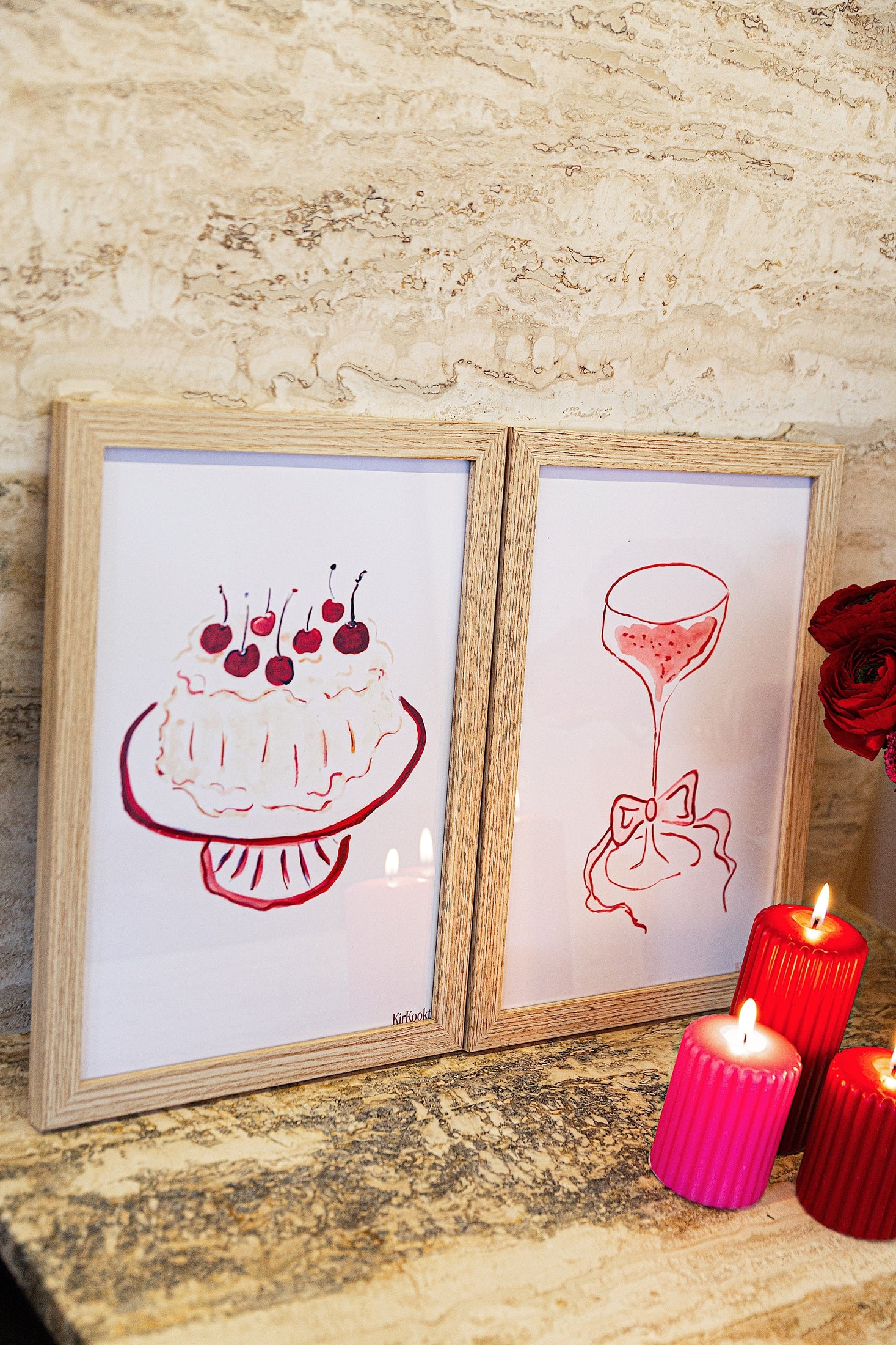 Luxe art print Champagnecoupe | Ruby Conceptstore - Image 3