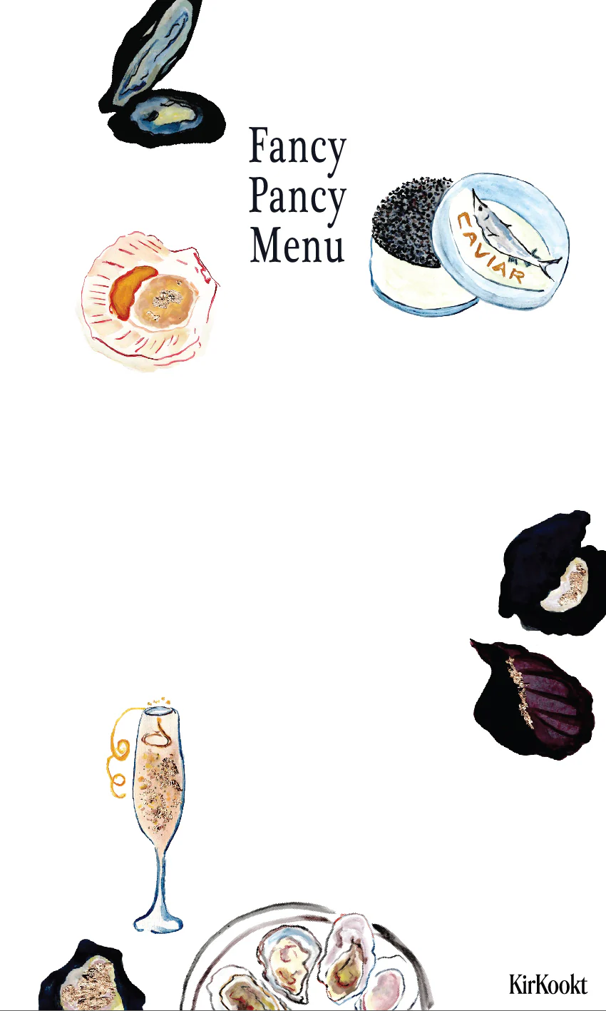 Menukaartjes Fancy pancy (6x) | Ruby Conceptstore