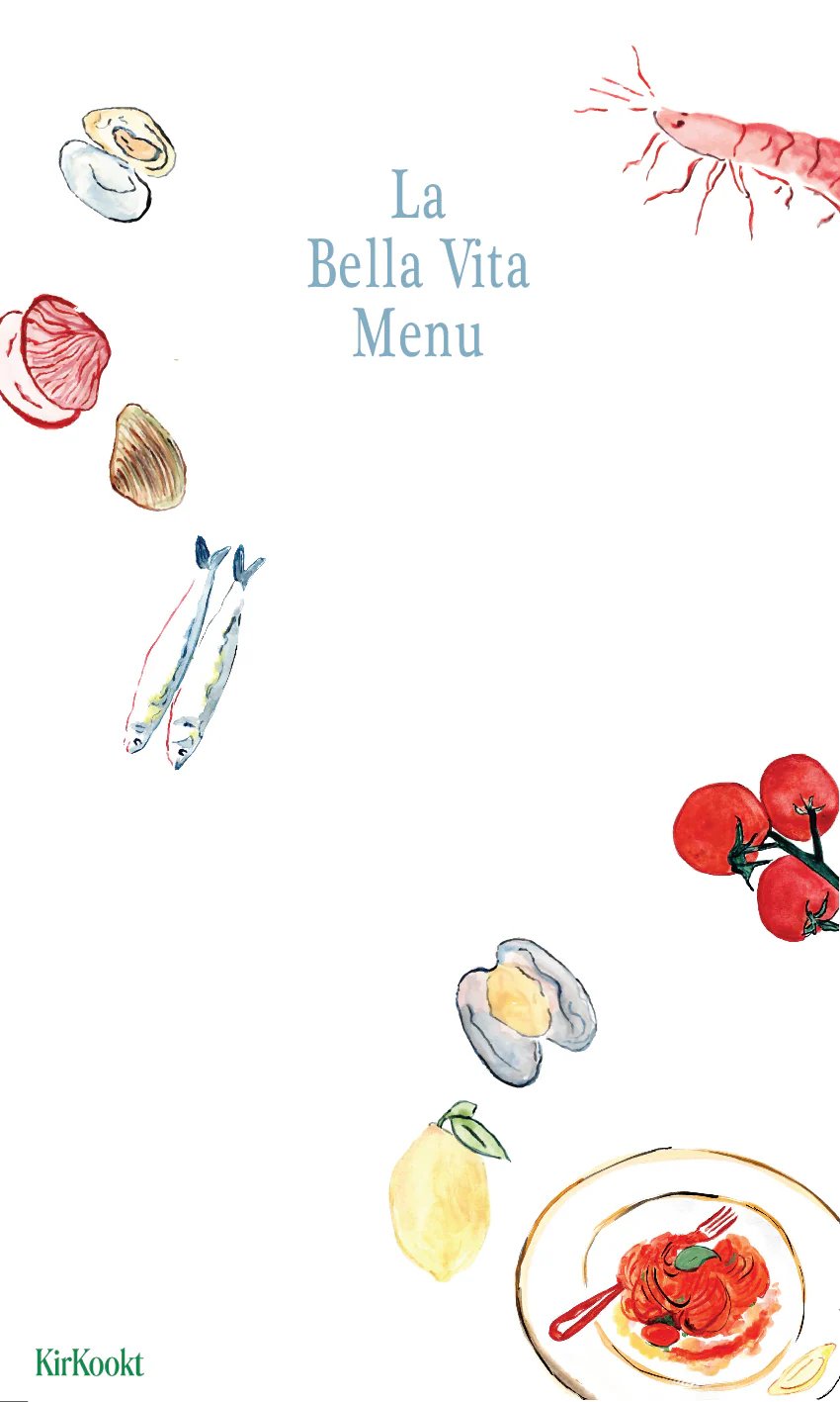 Menukaartjes La bella vita (6x) | Ruby Conceptstore