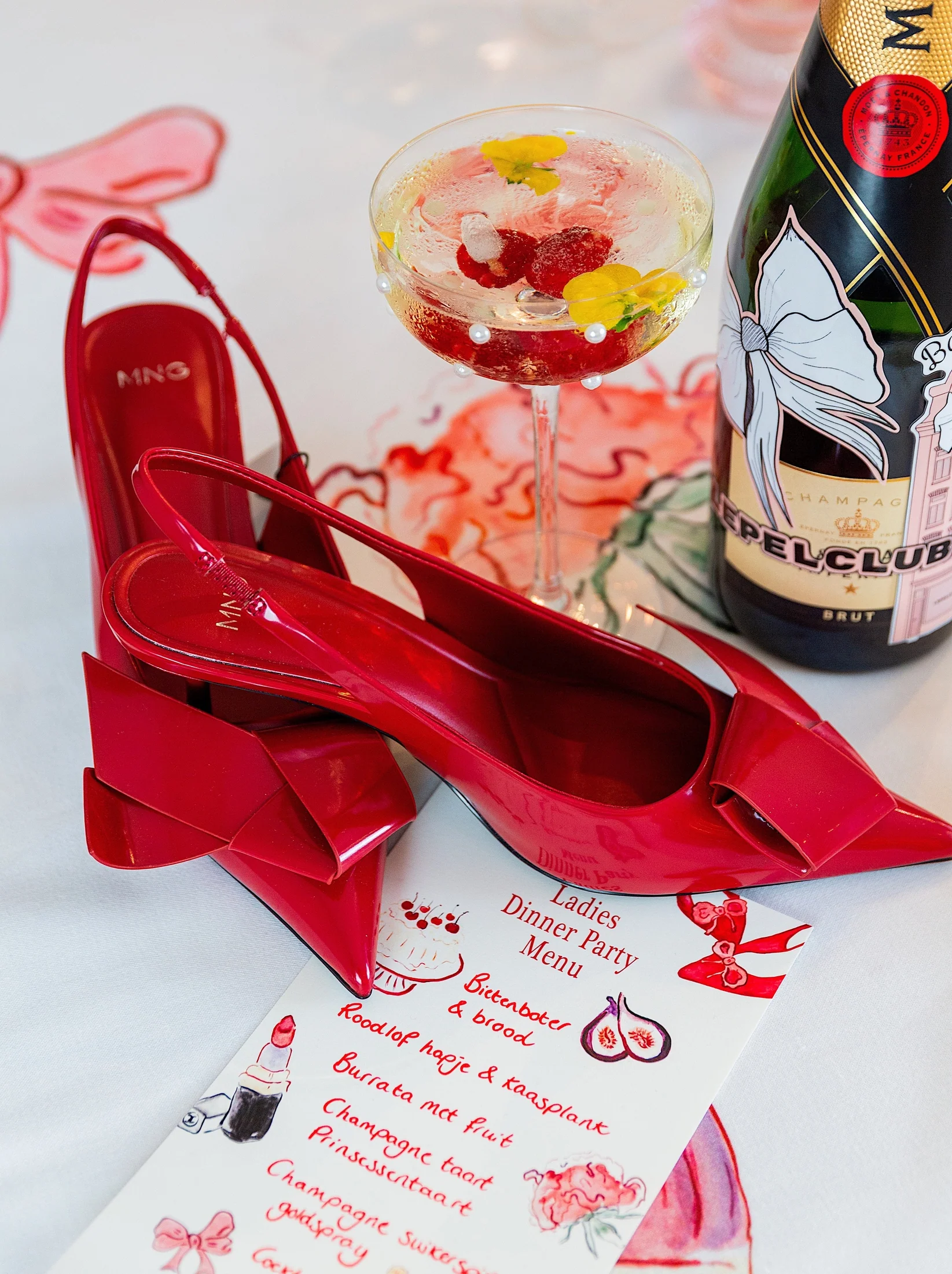 Menukaartjes Ladies dinner party (6x) | Ruby Conceptstore - Image 4