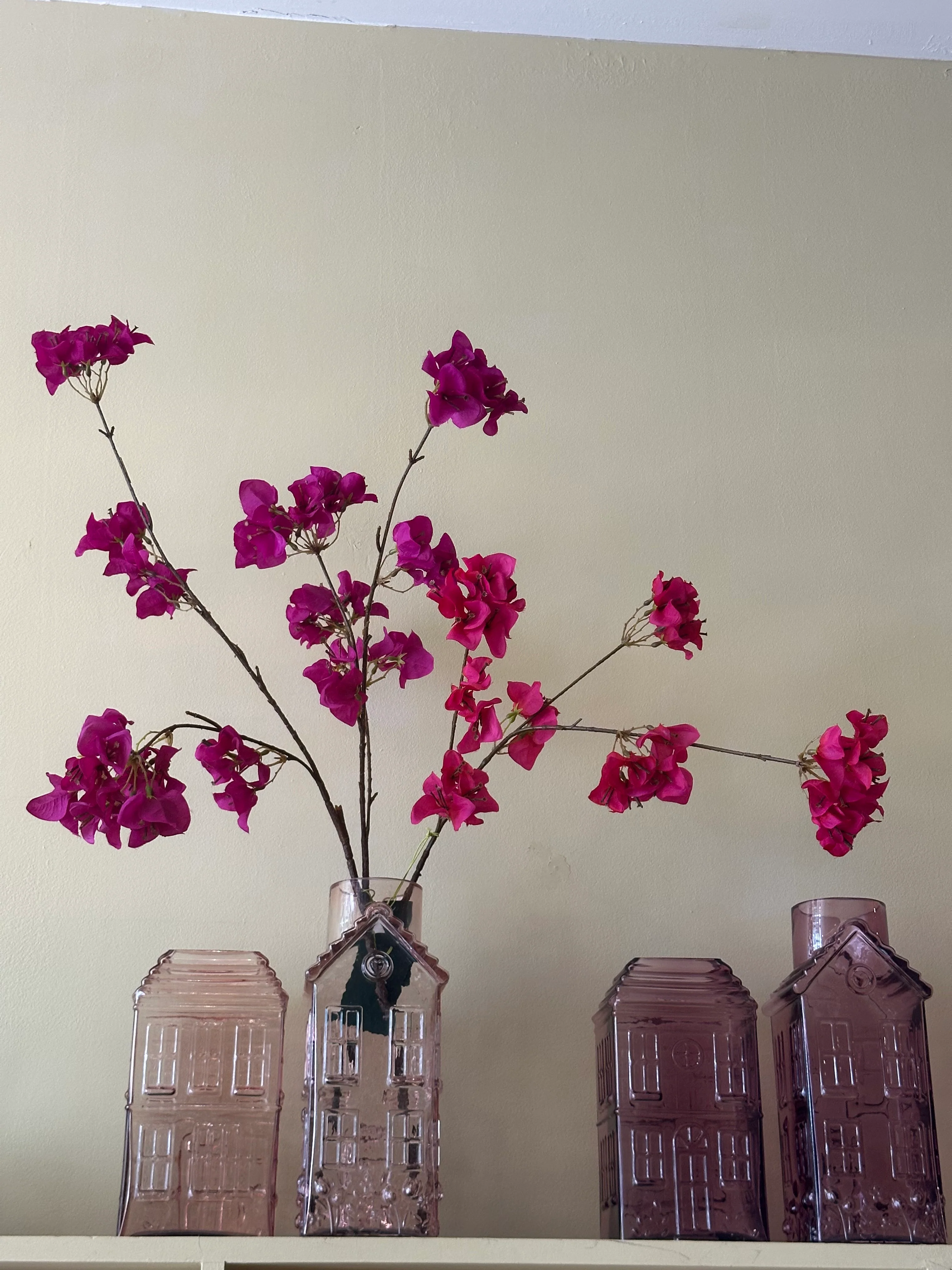 Mille House Vase – Old Pink / Sand 13x13x30 cm - Image 2