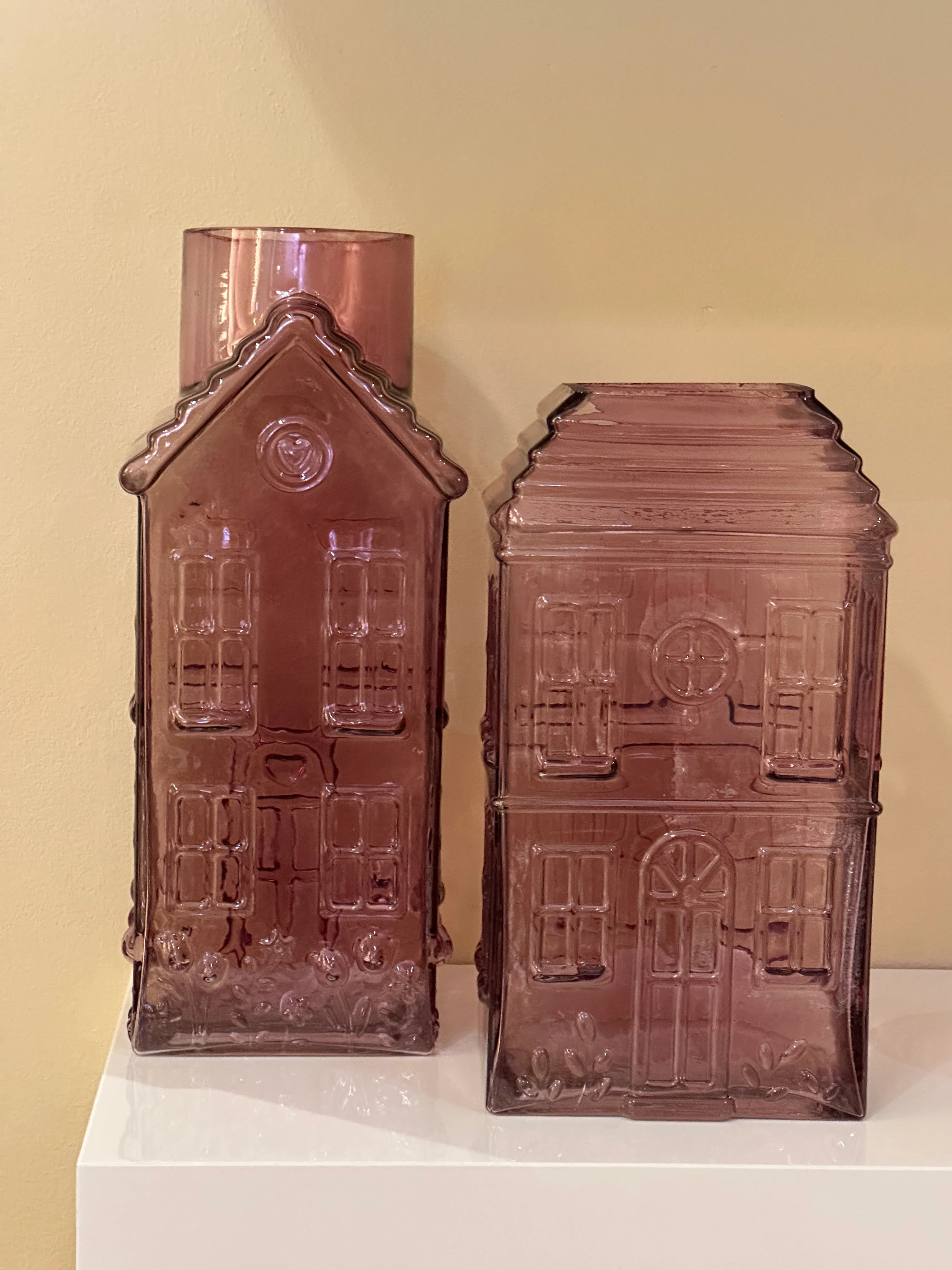 Mille House Vase – Old Pink / Sand 13x13x30 cm - Image 3