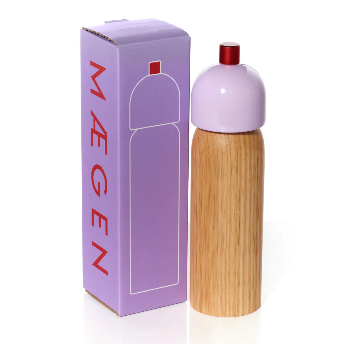 Peper- en Zoutmolen Lila & Rood | Design Keukentool | Maegen - Image 2