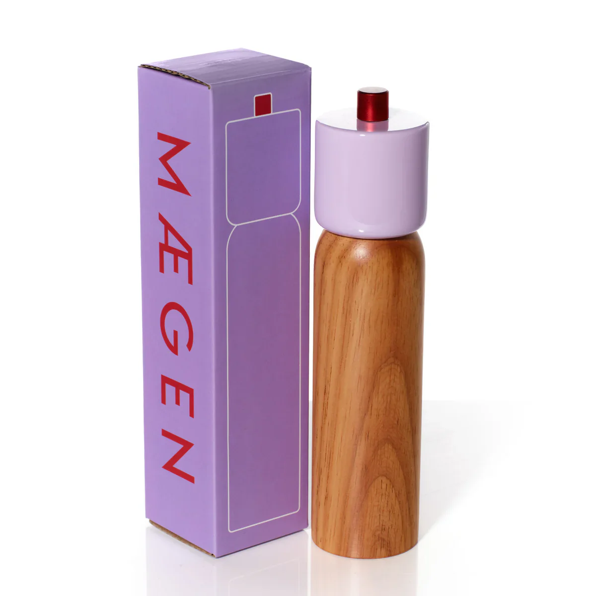 Peper- en Zoutmolen Lila & Rood | Design Keukentool | Maegen - Image 3