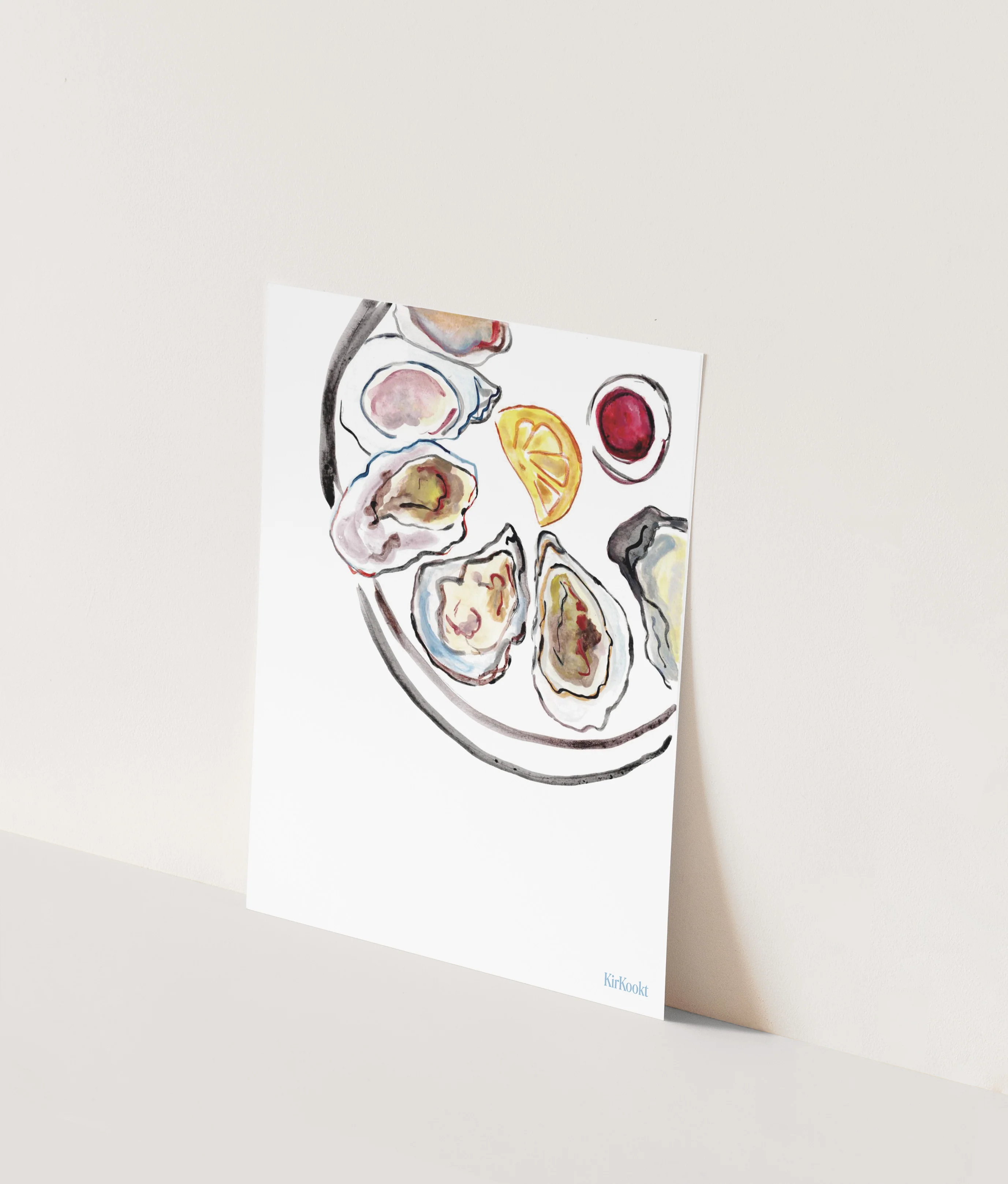 Luxe Oester art print: handgeschilderde Illustratie | Ruby Conceptstore - Image 2