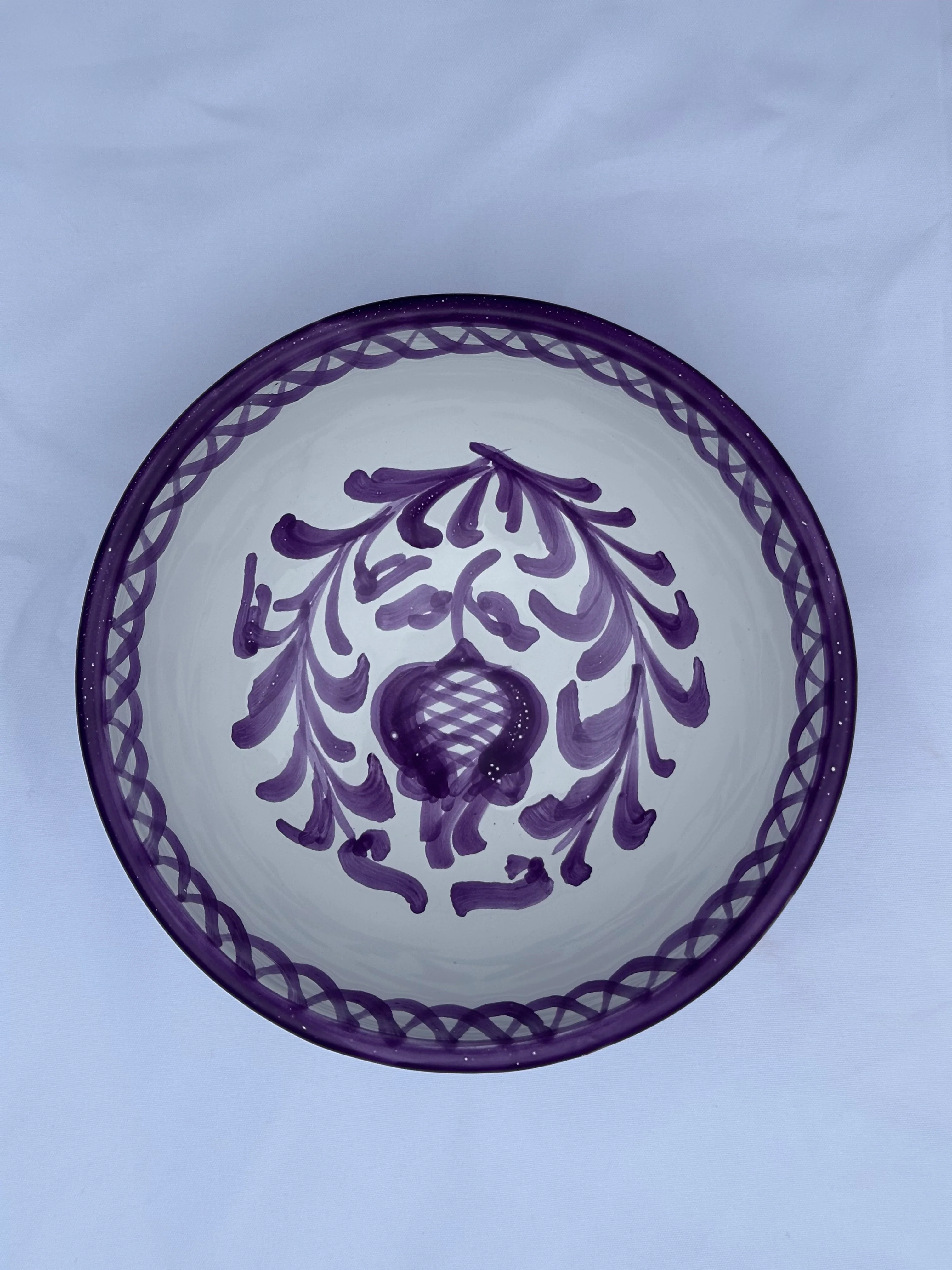 Spaanse bowl 15cm Granada Paars | Rubia Cerámica - Image 3
