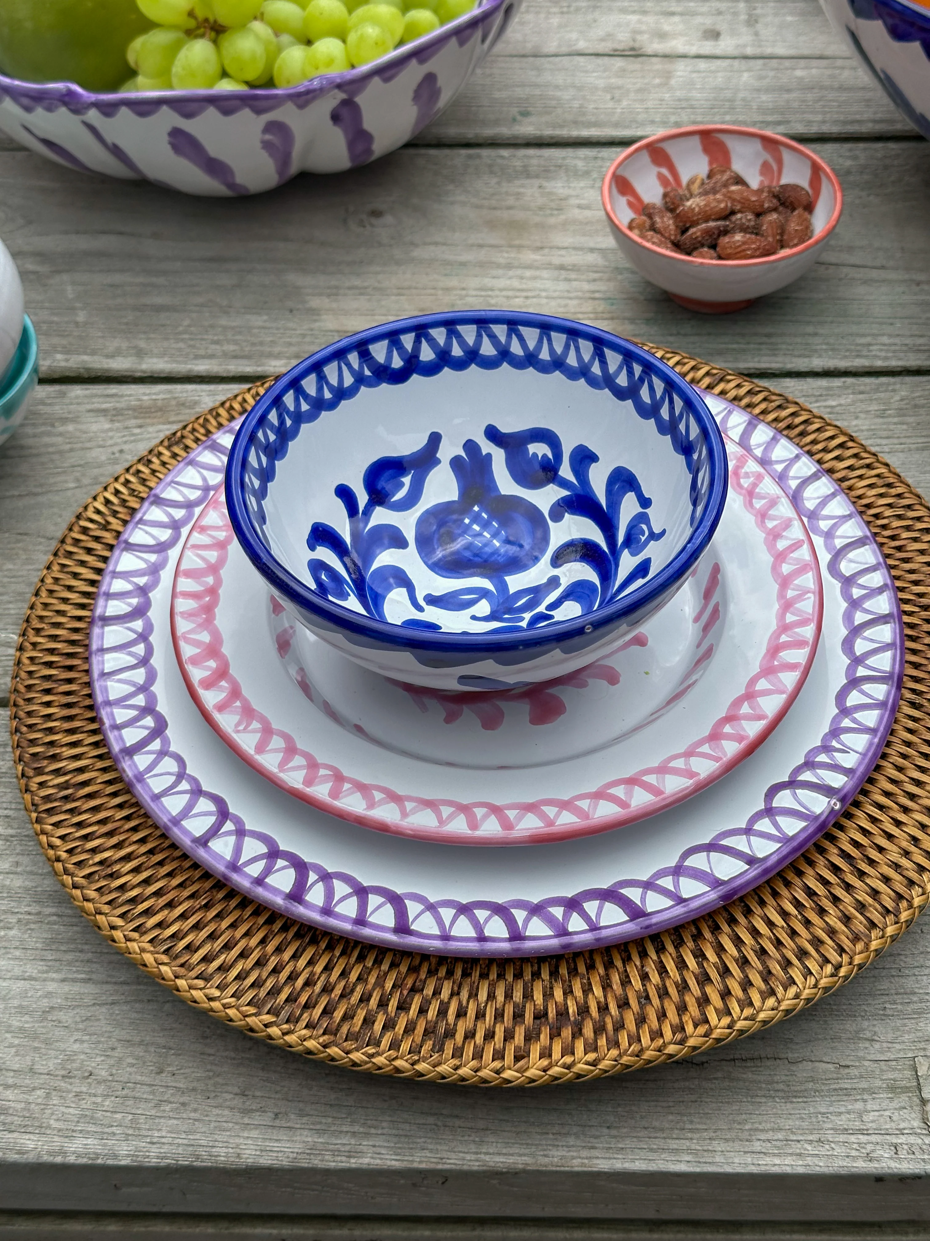 Spaanse bowl 15cm Granada Blauw | Rubia Cerámica - Image 4