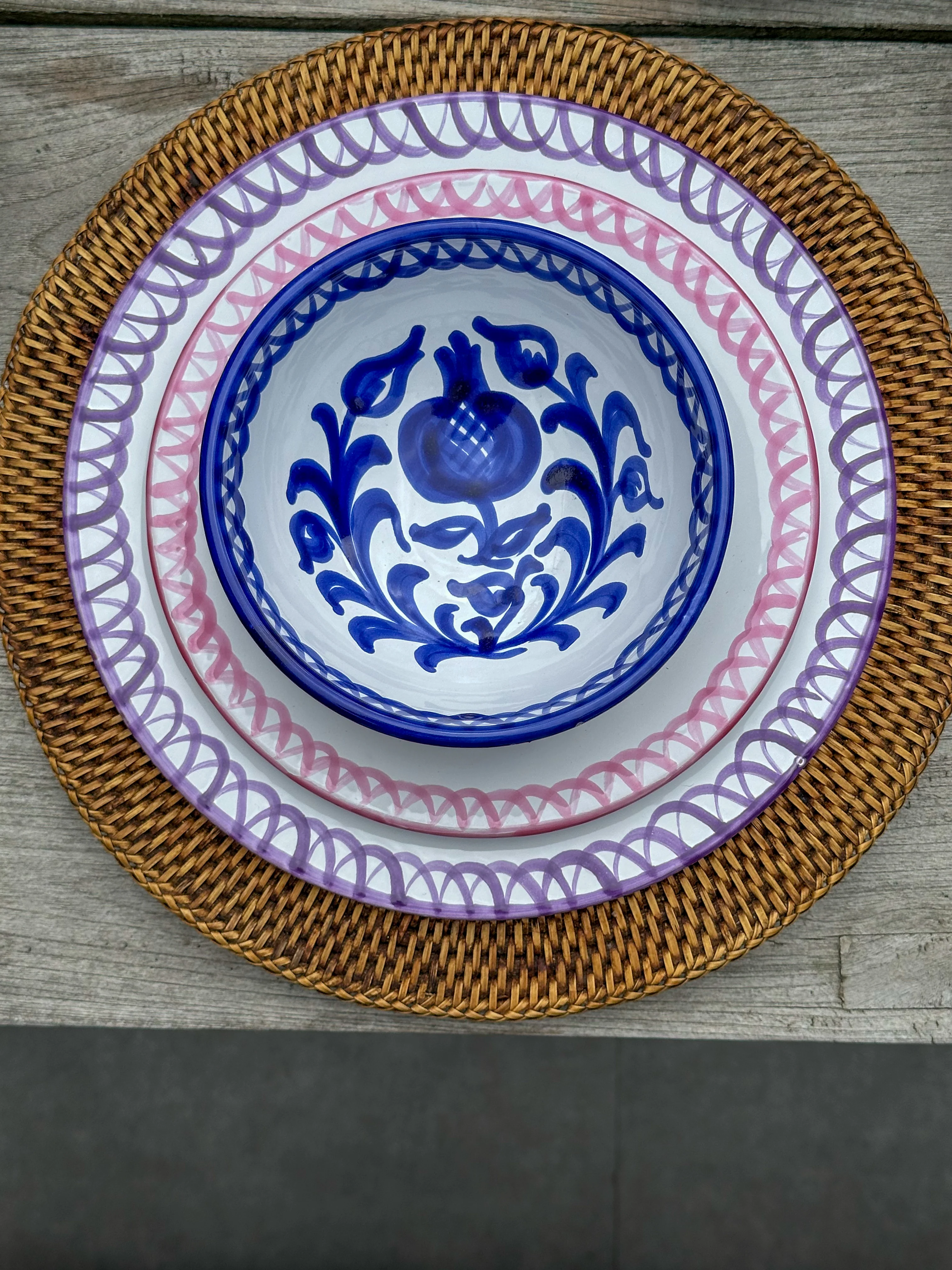Spaanse bowl 15cm Granada Blauw | Rubia Cerámica - Image 5