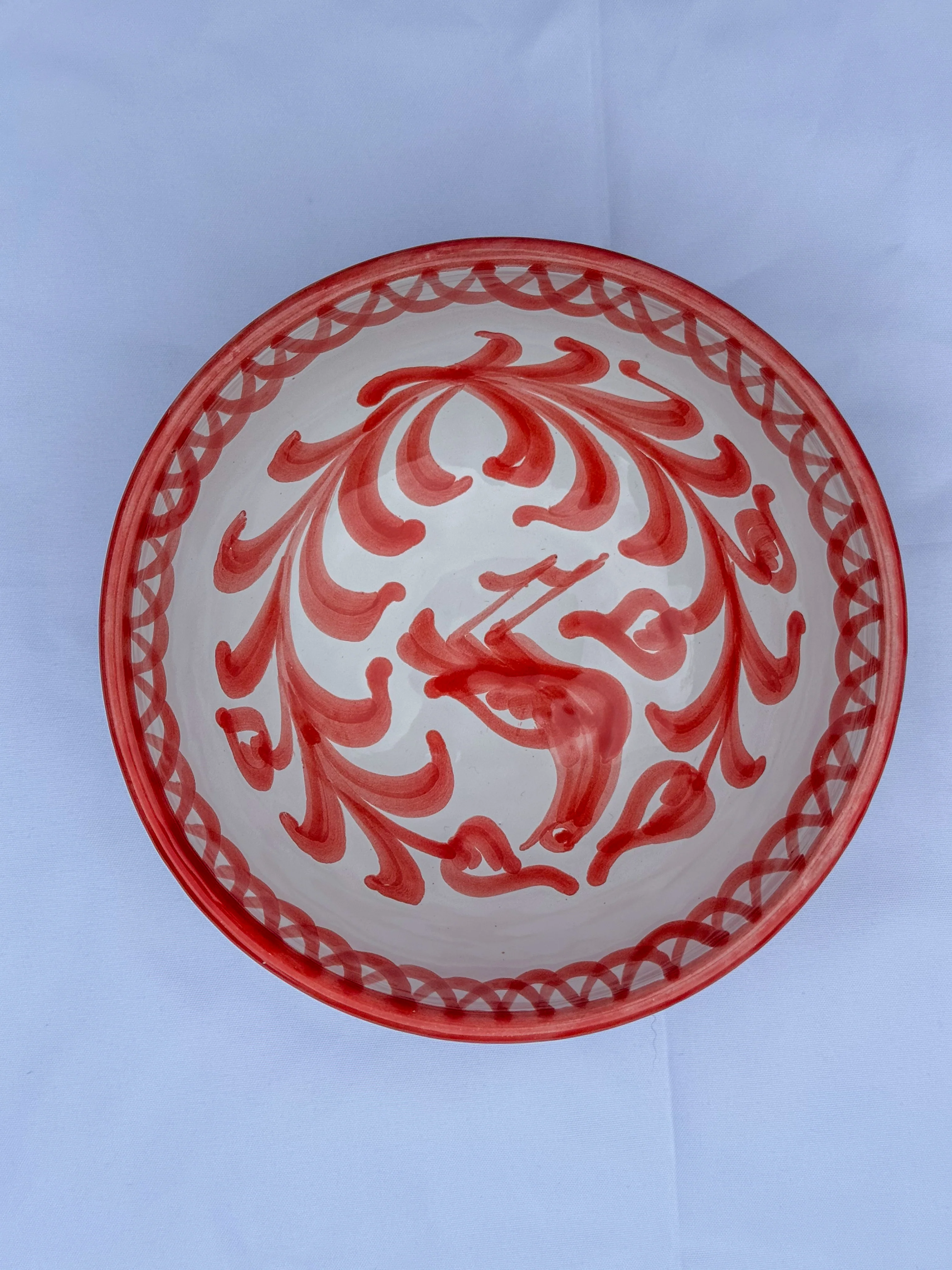 Spaanse bowl 15cm Granada Coral | Rubia Cerámica