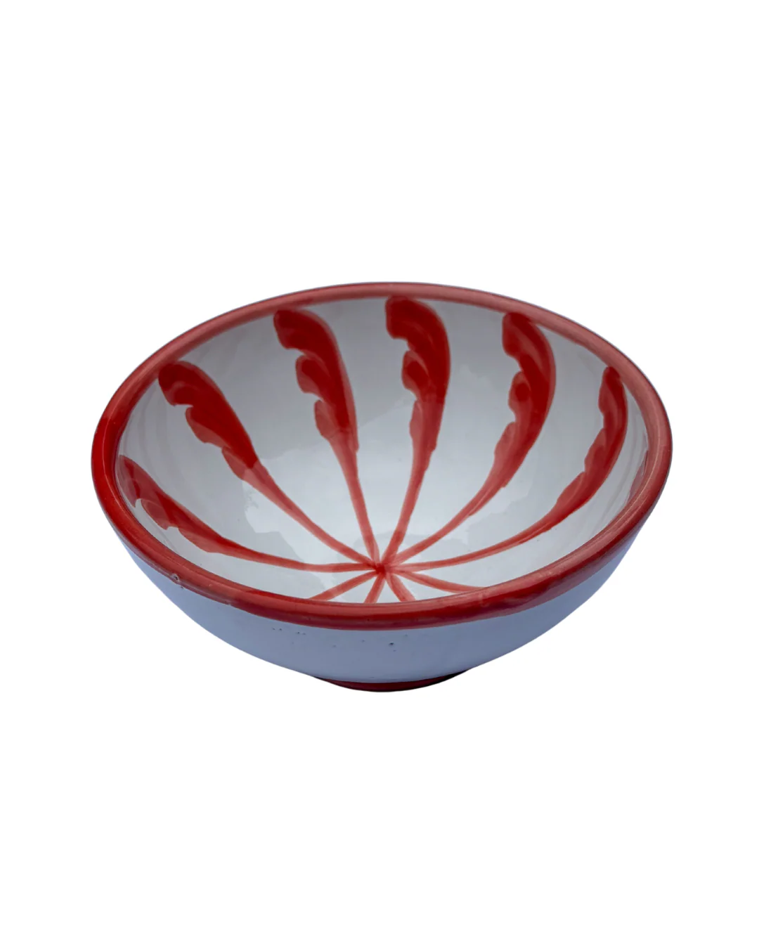Spaanse bowl 15cm Palmetas Coral | Rubia Cerámica - Image 2