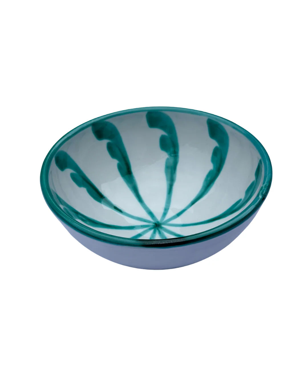 Spaanse bowl 15cm Palmetas Groen | Rubia Cerámica - Image 2