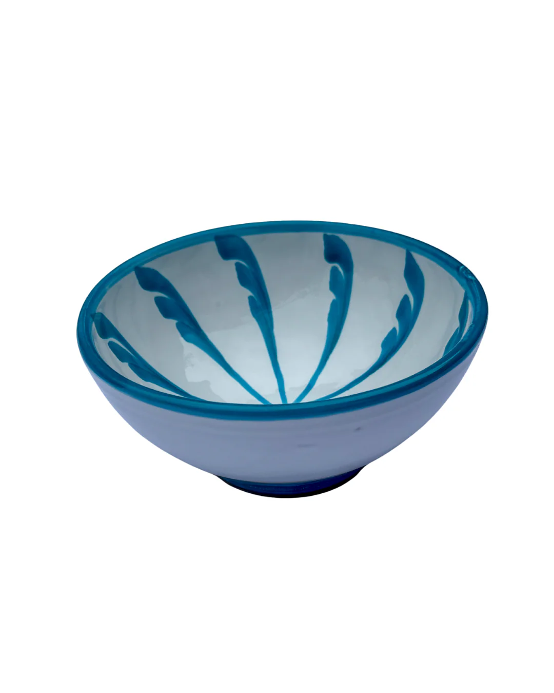 Spaanse bowl 15cm Palmetas Turquoise | Rubia Cerámica - Image 2