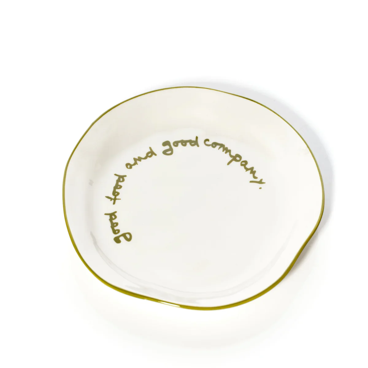 Statement Plate Good Food And Good Company | Maegen
