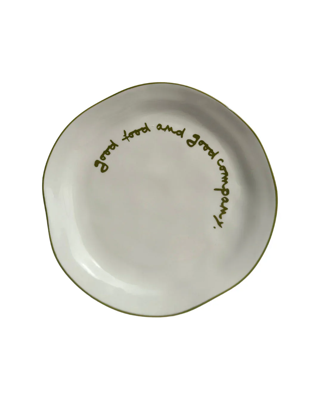 Statement Plate Good Food And Good Company | Maegen - Image 3