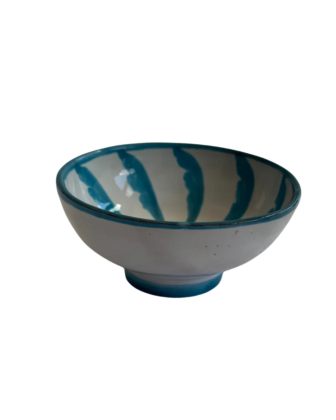 Tapasschaaltje 10 cm Palmetas Turquoise | Rubia Cerámica - Image 2