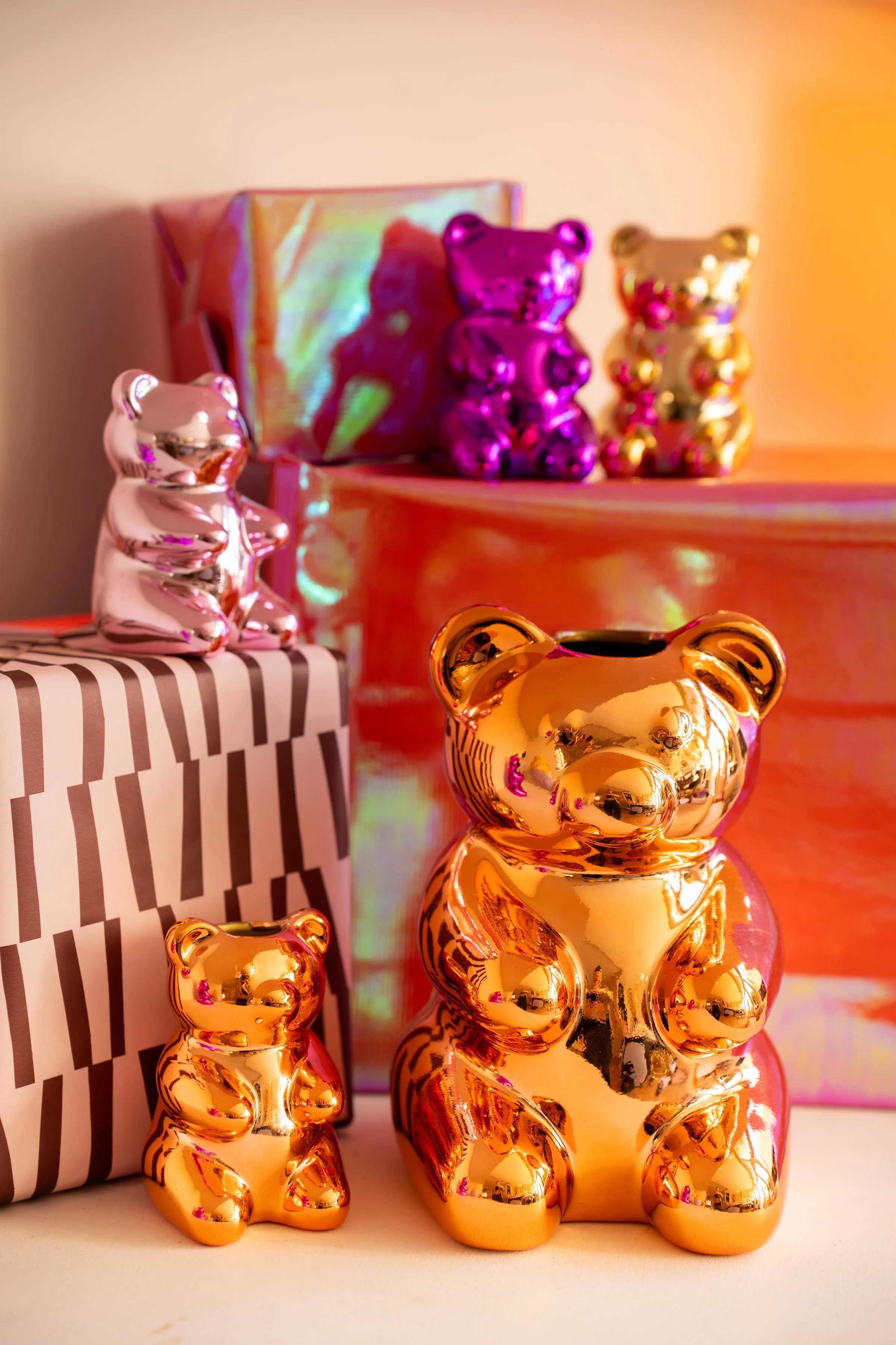 Shiny candy beer vaas: vrolijk & uniek - 20 cm, 4 kleuren - Image 11
