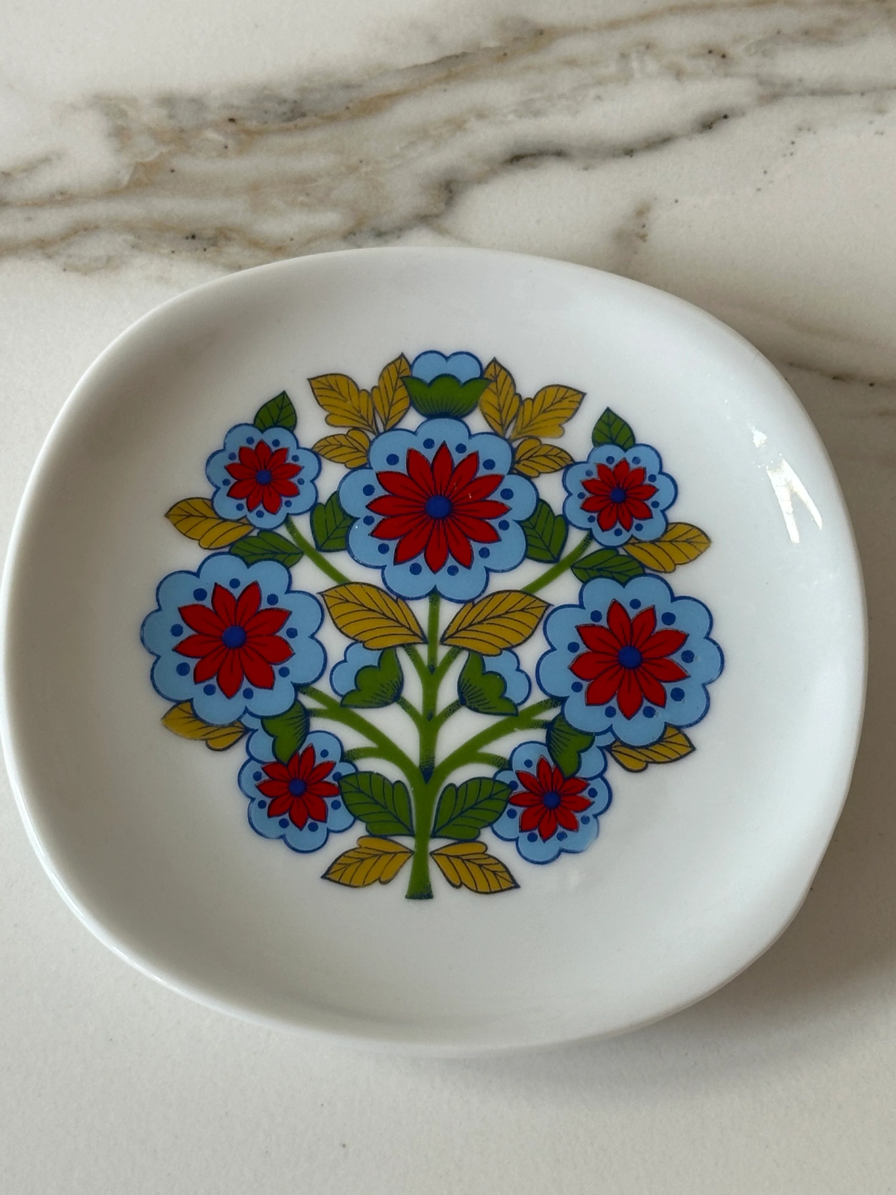 Vintage Bavaria schaaltjes bloemen – retro schaaltjes 11 cm (set van 3) - Image 6