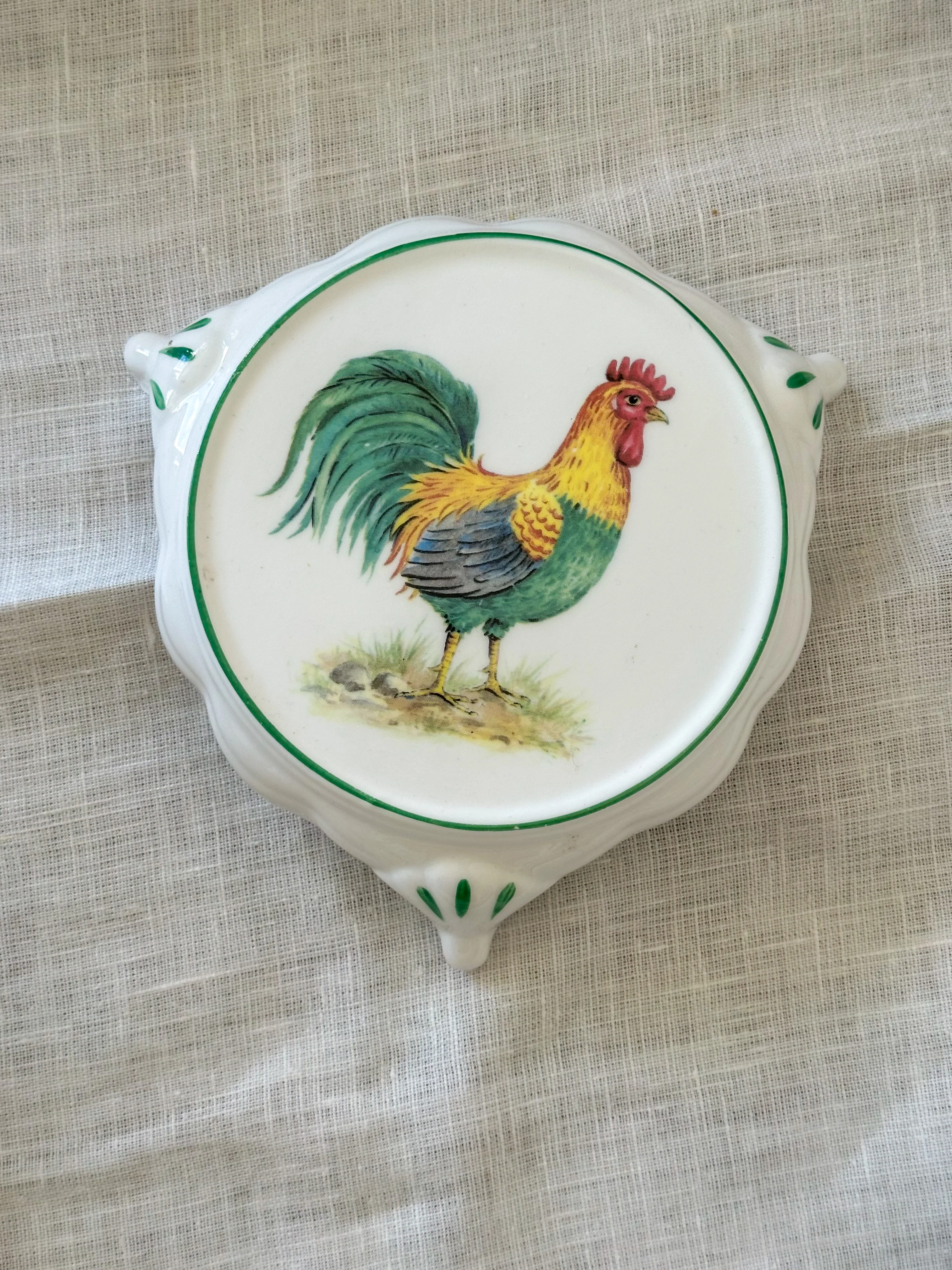 Vintage Engels Porseleinen Schaaltje met Haan – Fine Bone China - Image 3