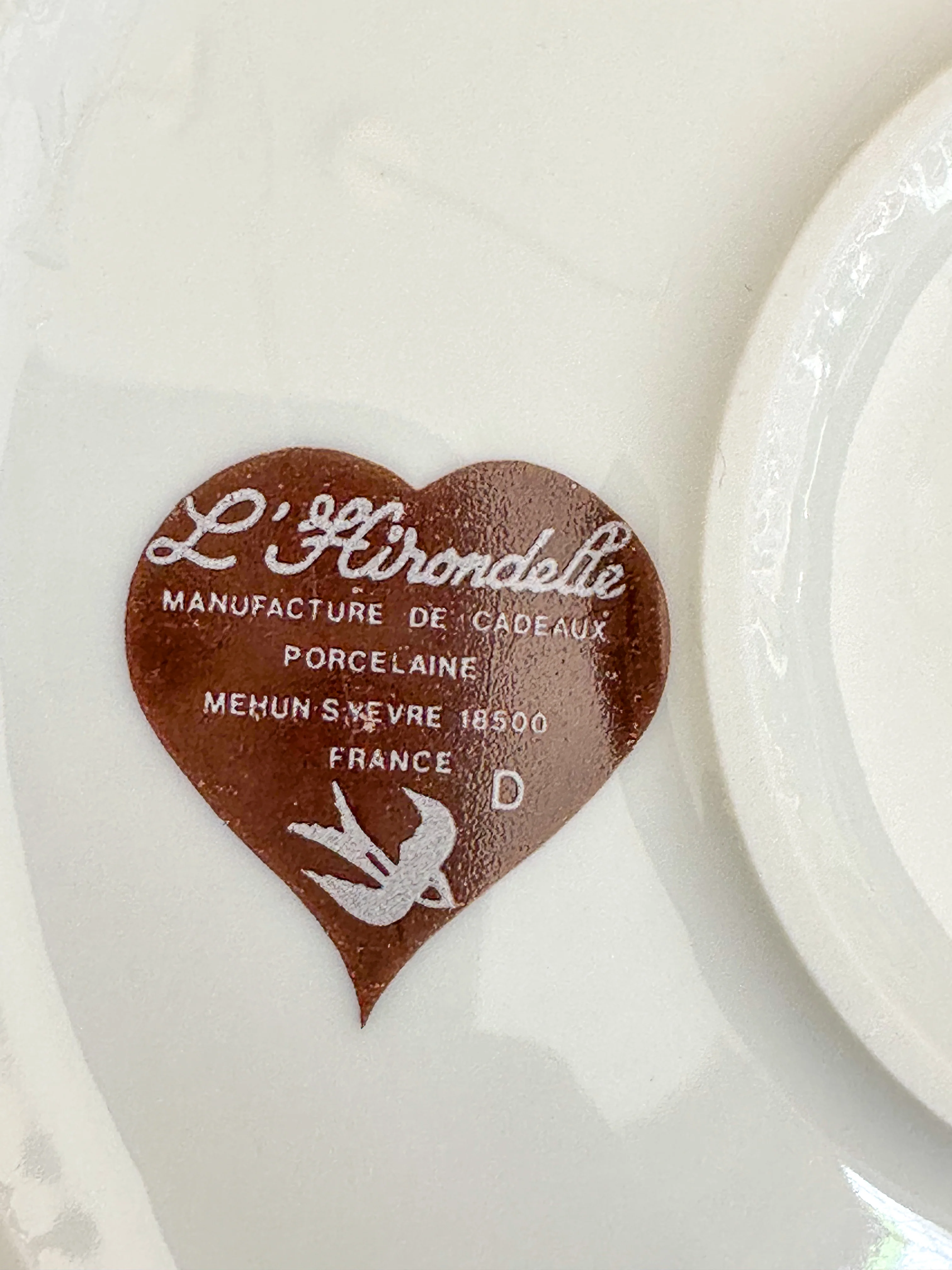 Vintage Frans groot Kaasbord ‘Les Fromages de France’ – Made in France L’Hirondelle/Pillivuyt - Image 3