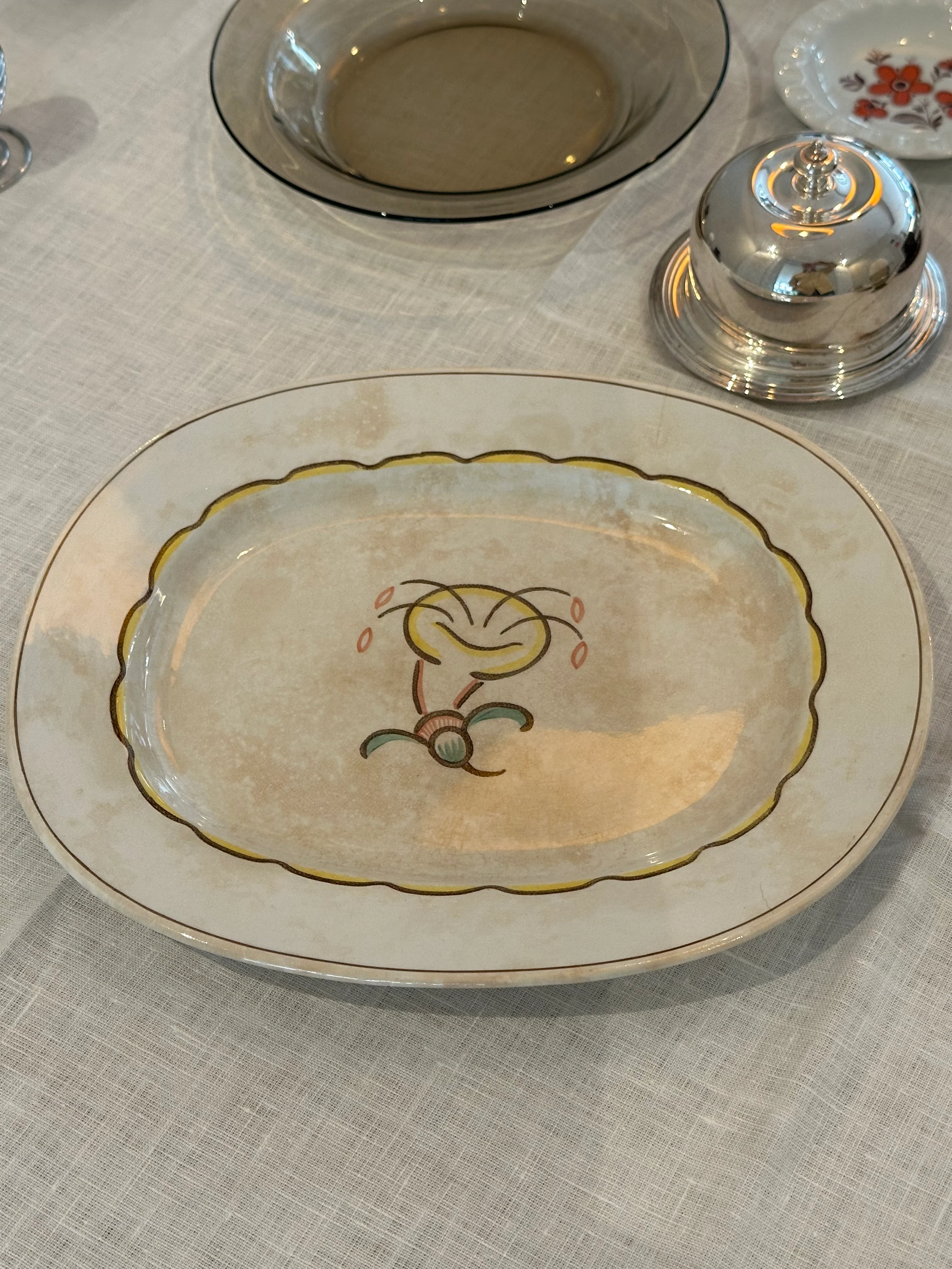 Vintage Gustafsberg schaal – Scandinavisch servies - Image 6