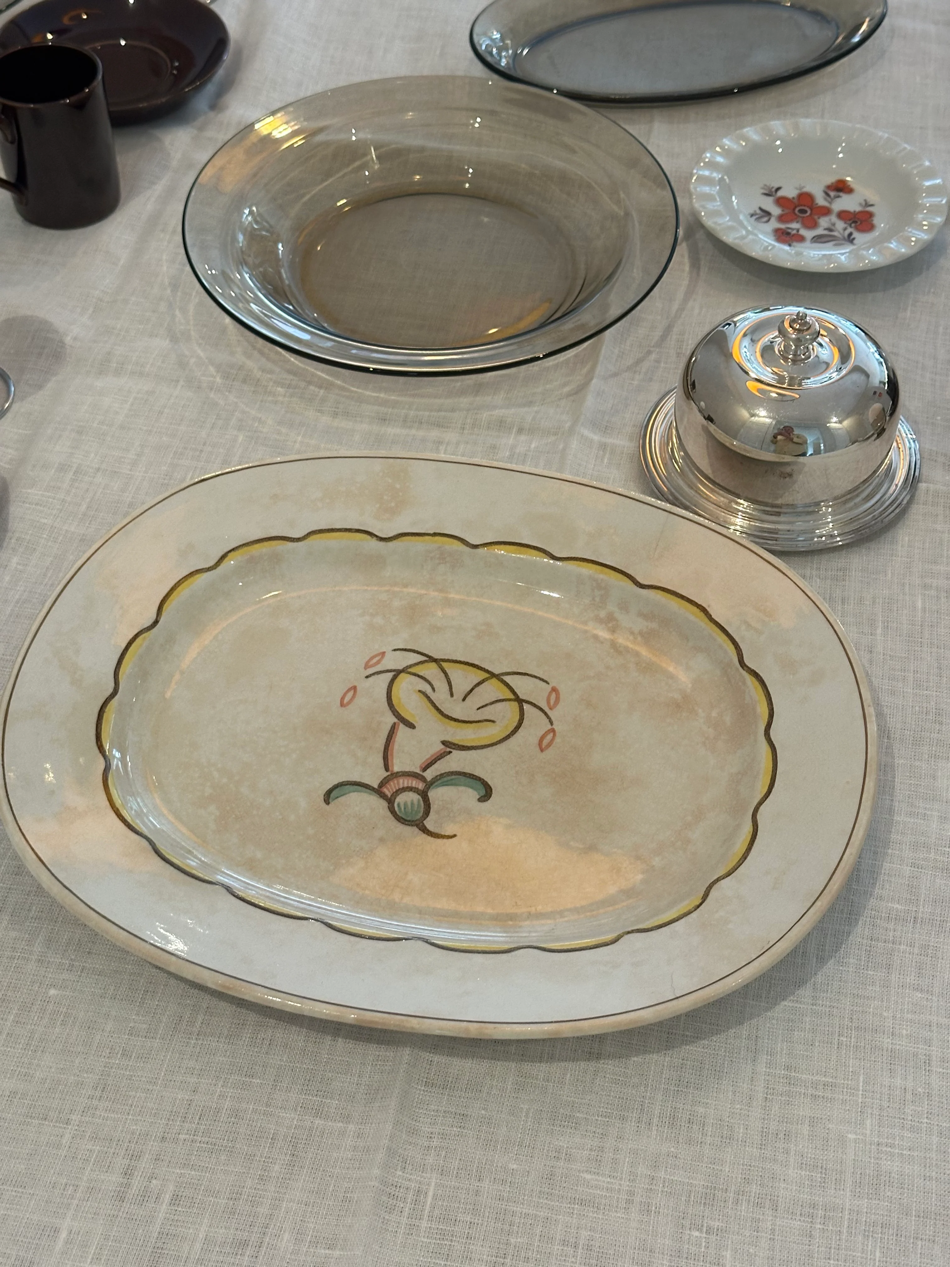 Vintage Gustafsberg schaal – Scandinavisch servies - Image 7