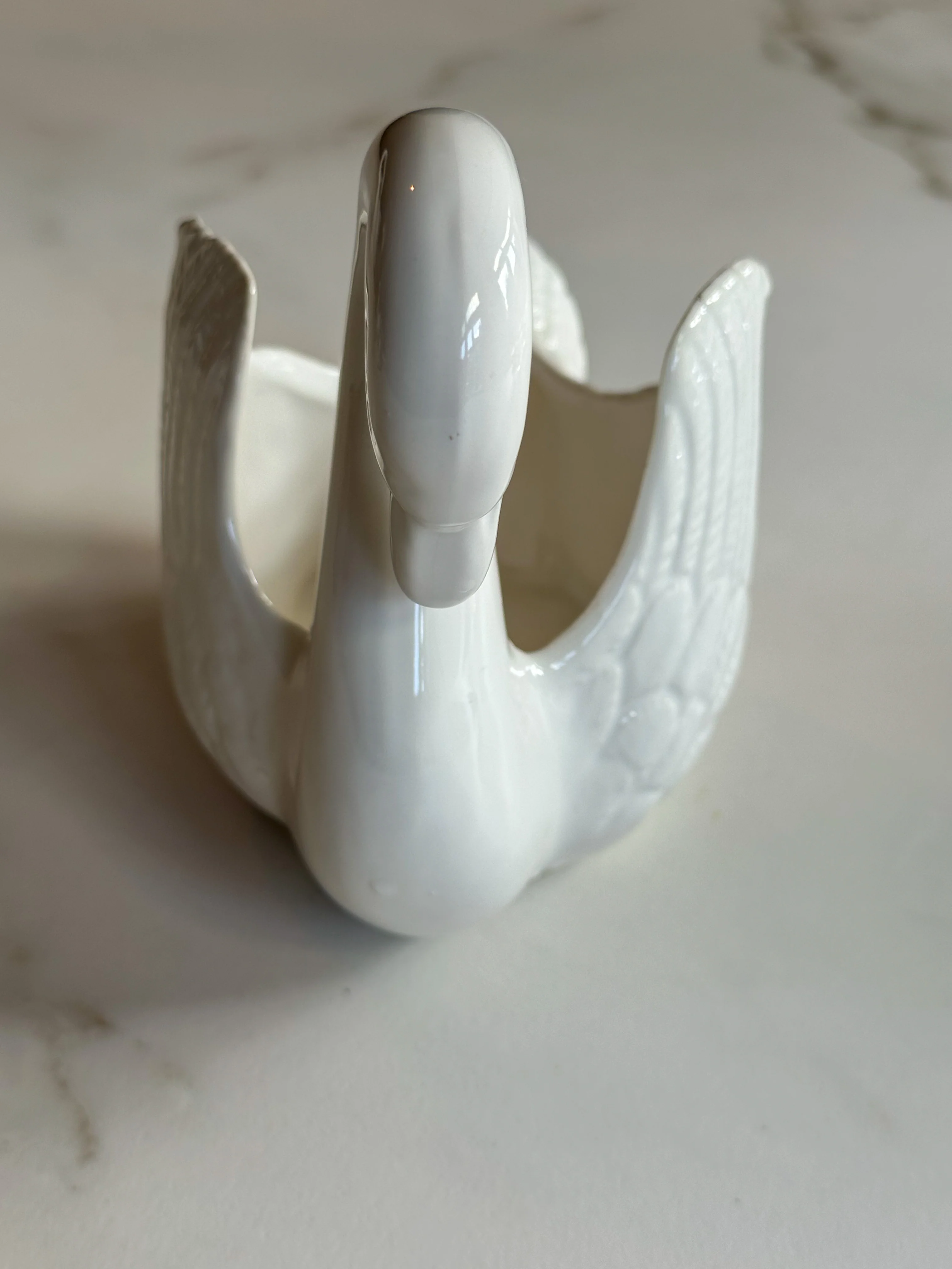 Vintage Witte Zwaan Porseleinen Schaaltje – Swan Bowl - Image 2