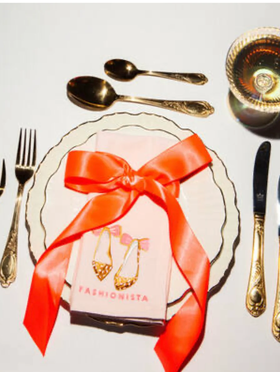 Vondels - Katoenen servetten FASHIONISTA Roze (set van 2) - Image 7